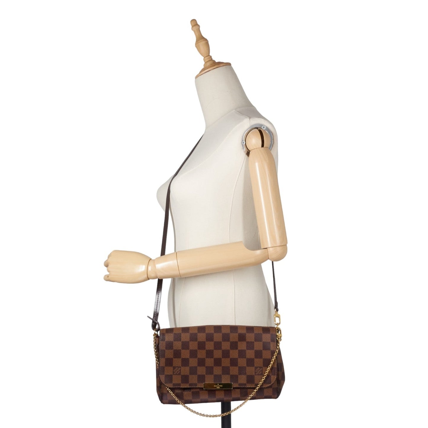 Louis Vuitto Favorite MM Damier Ebene Canvas Bag