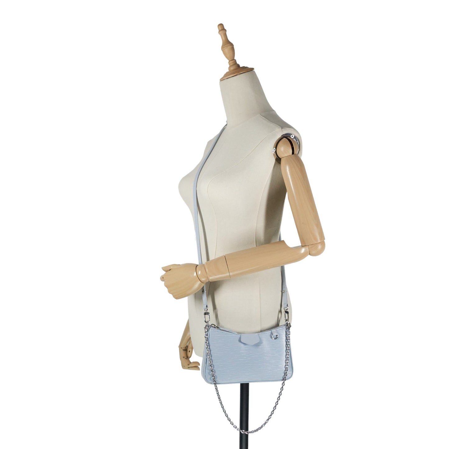 Louis Vuitto Easy Pouch on Strap Blue Epi Leather Bag