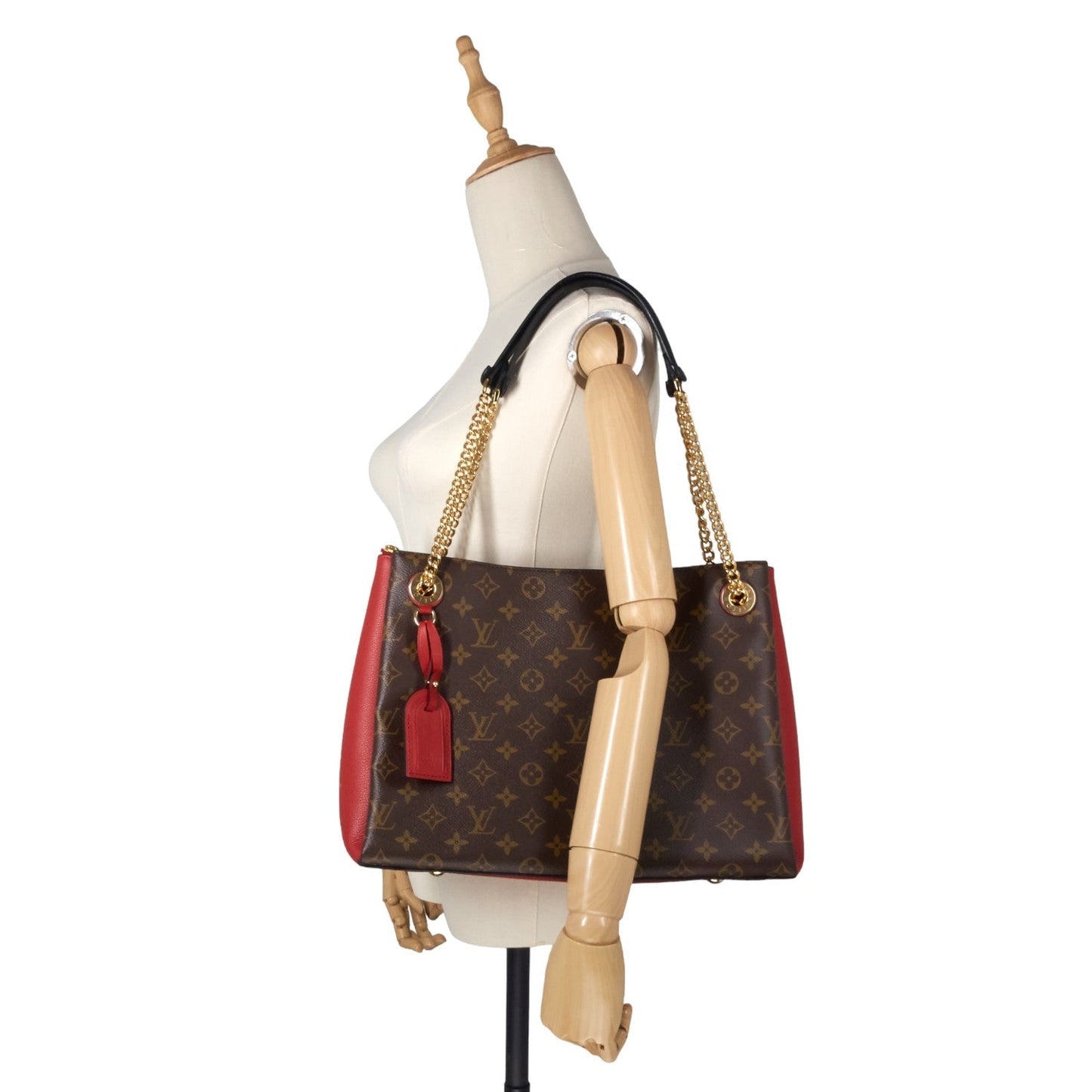 Louis Vuitto SurÃ¨ne MM Cherry Monogram Canvas Bag