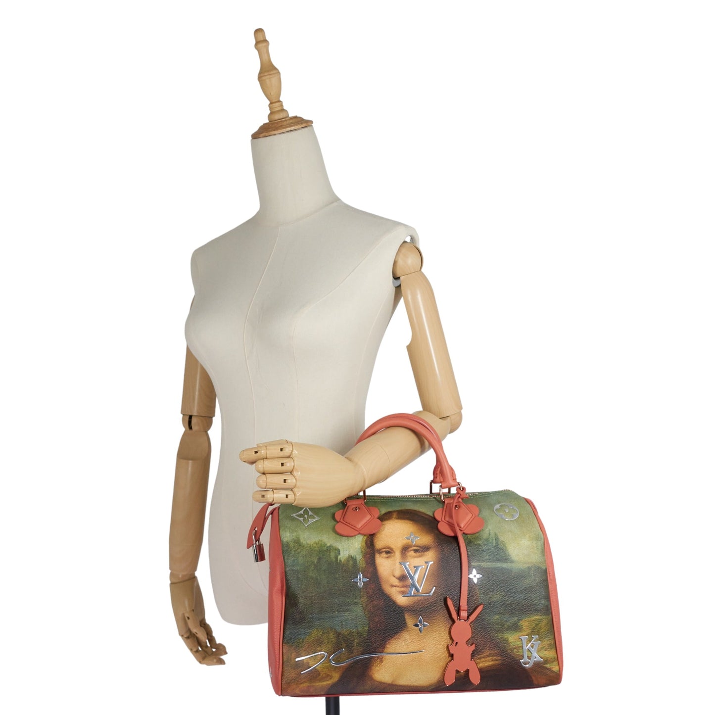 Louis Vuitto Speedy 30 Master Collection Leonardo da Vinci Bag