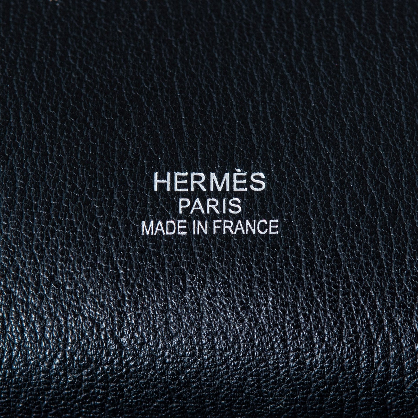 Hermes  Jypsiere 37 Black Leather  Bag