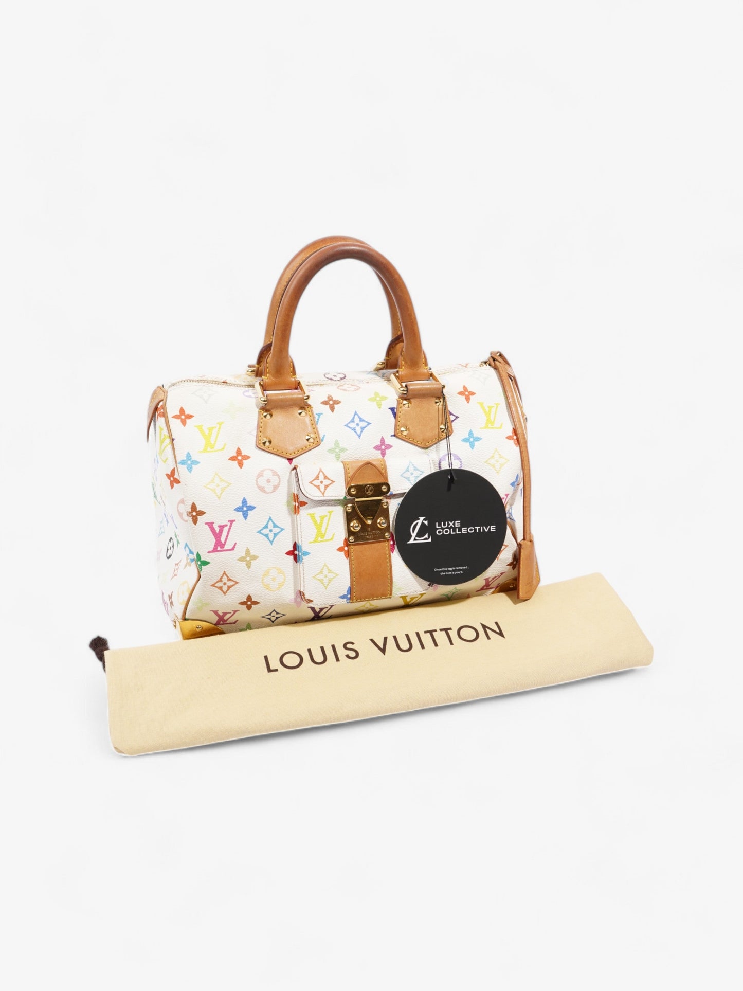 Louis Vuitton Speedy Monogram Multicolour / White Coated Canvas 30