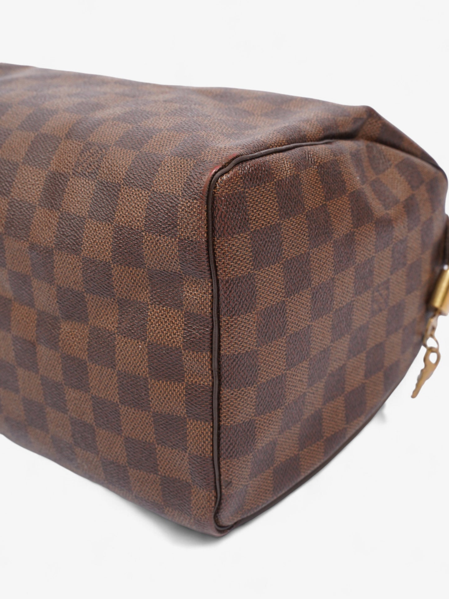 Louis Vuitton Speedy 30 Damier Ebene Coated Canvas