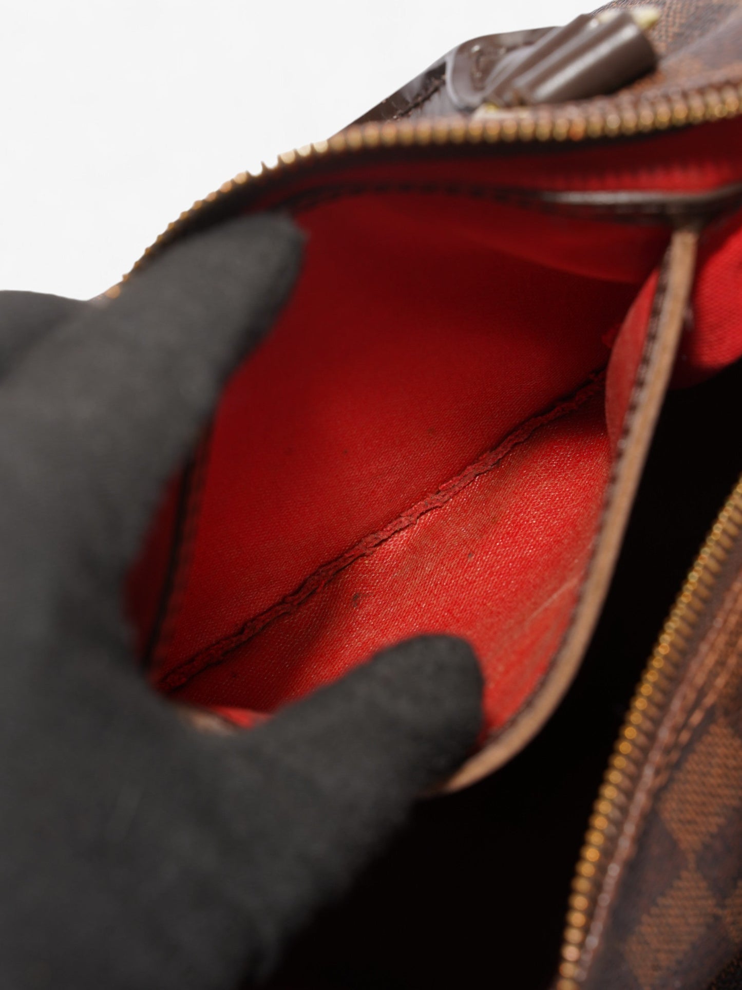 Louis Vuitton Speedy 30 Damier Ebene Coated Canvas
