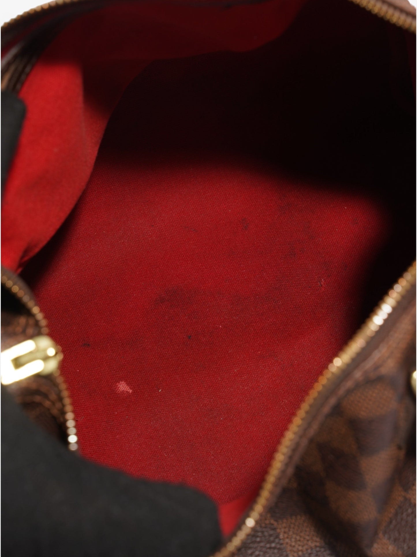 Louis Vuitton Speedy 30 Damier Ebene Coated Canvas