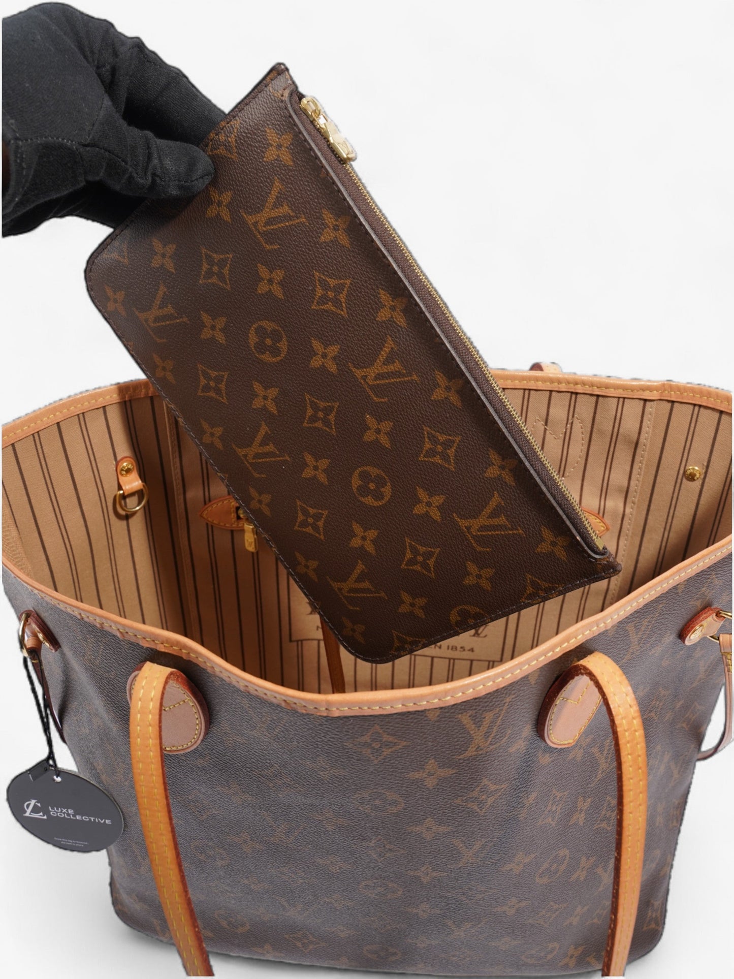 Louis Vuitton Neverfull Monogram Coated Canvas MM