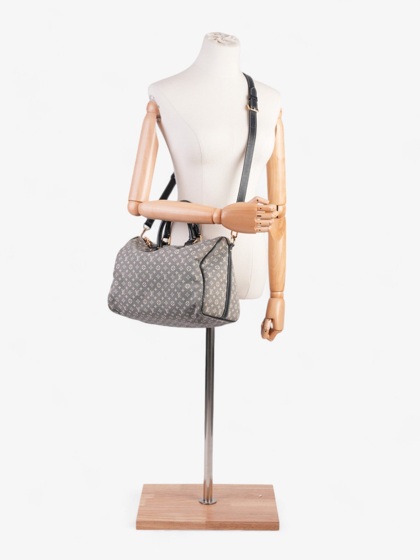 Louis Vuitton Speedy Bandouli猫re Blue Monogram Canvas 30