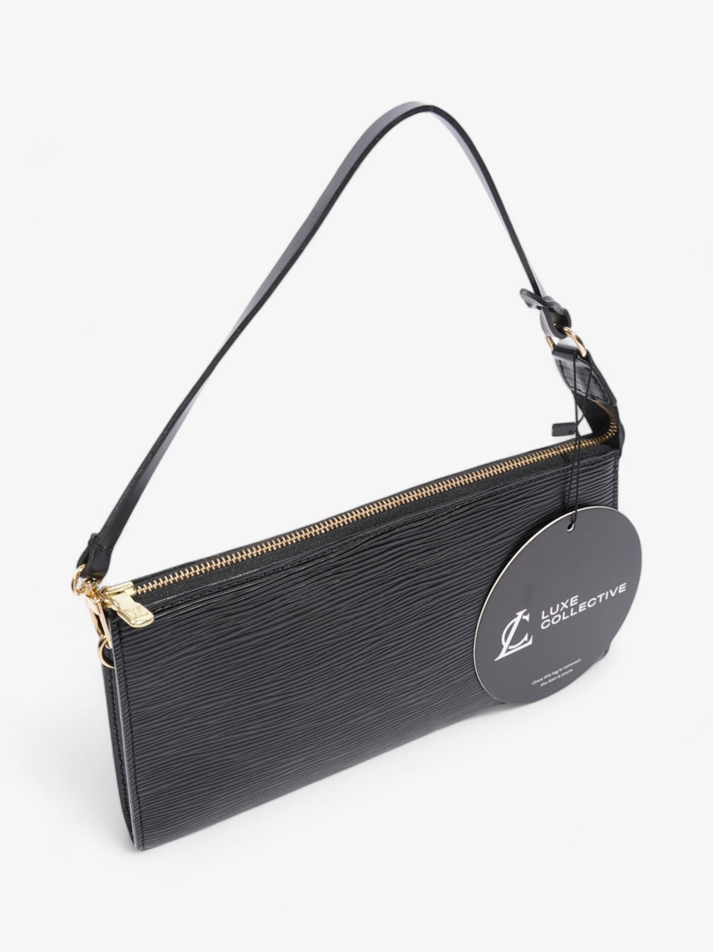Louis Vuitton Pochette Accessoires Black Epi Leather