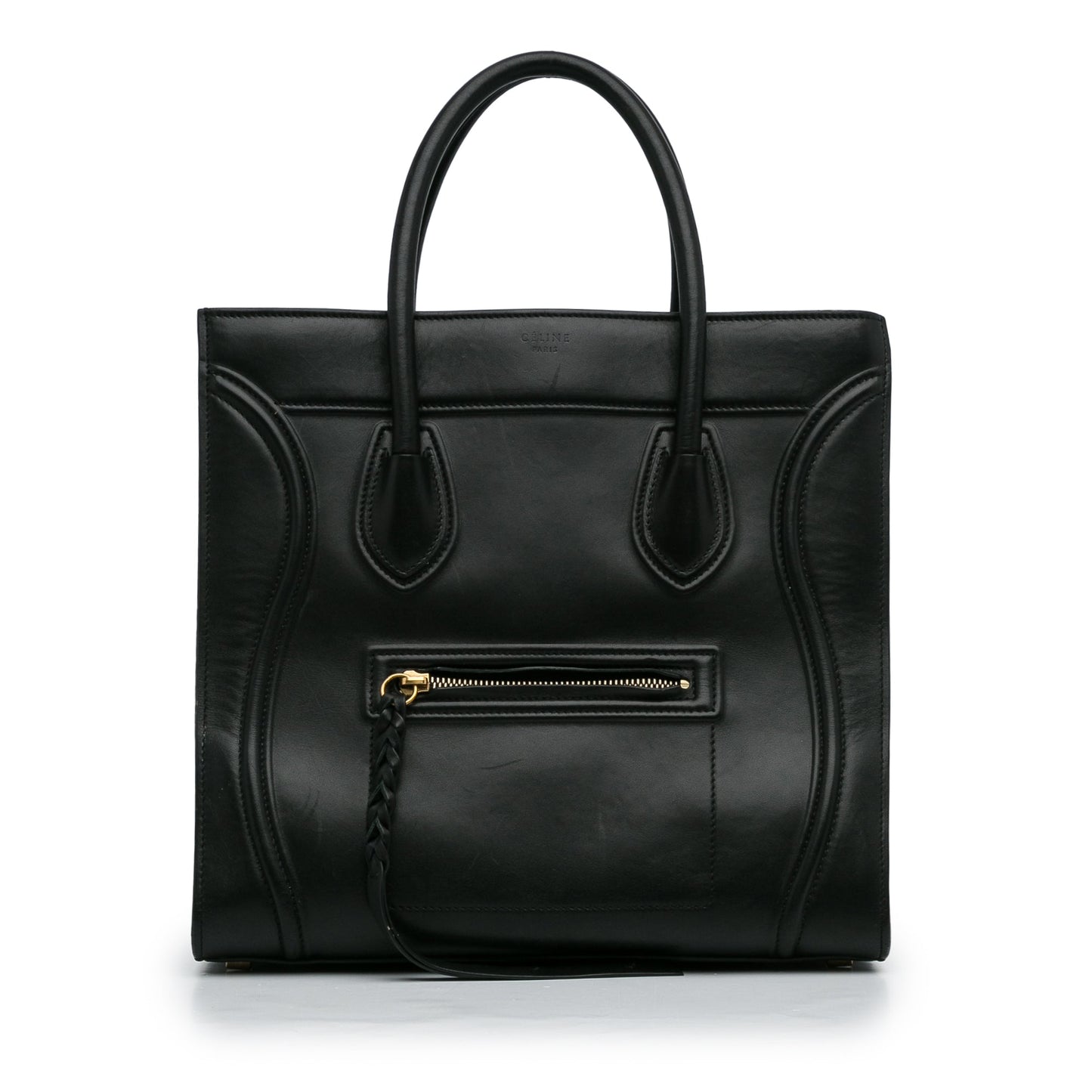 Black Celine Phantom Luggage Tote