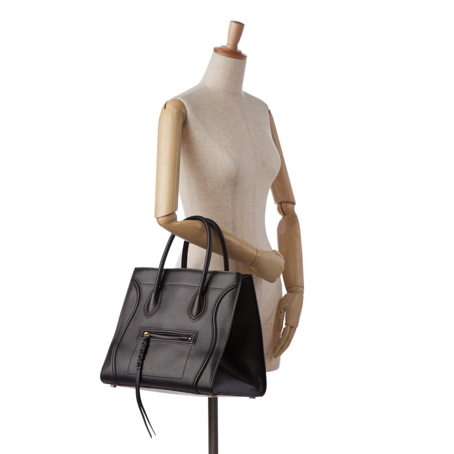 Black Celine Phantom Luggage Tote