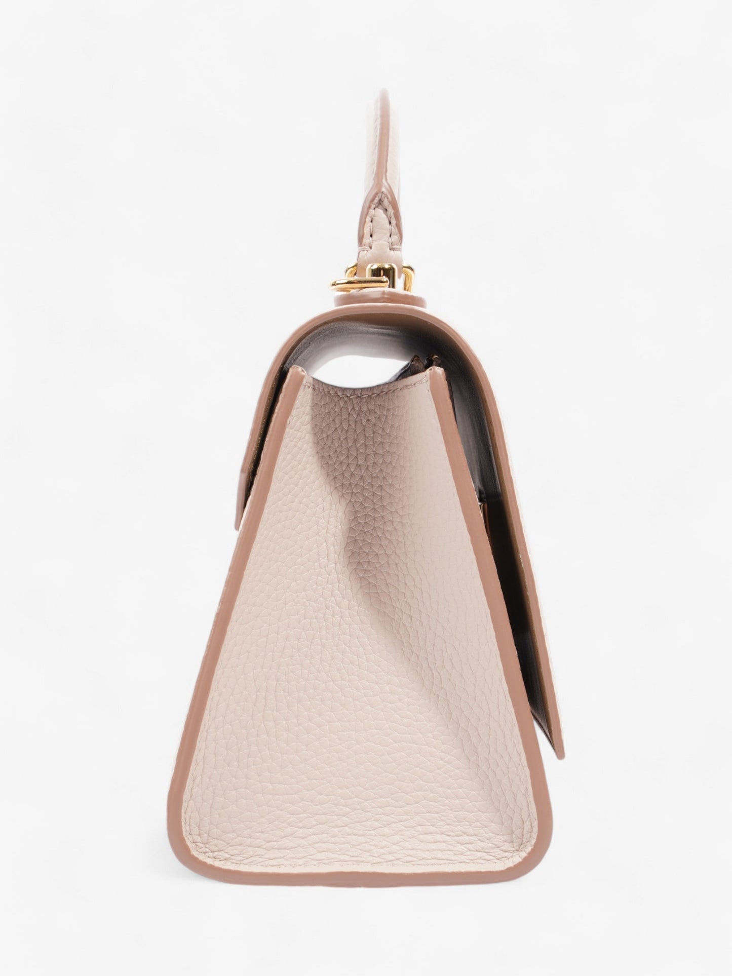 Louis Vuitton Twist Top Handle Greige Lambskin Leather PM