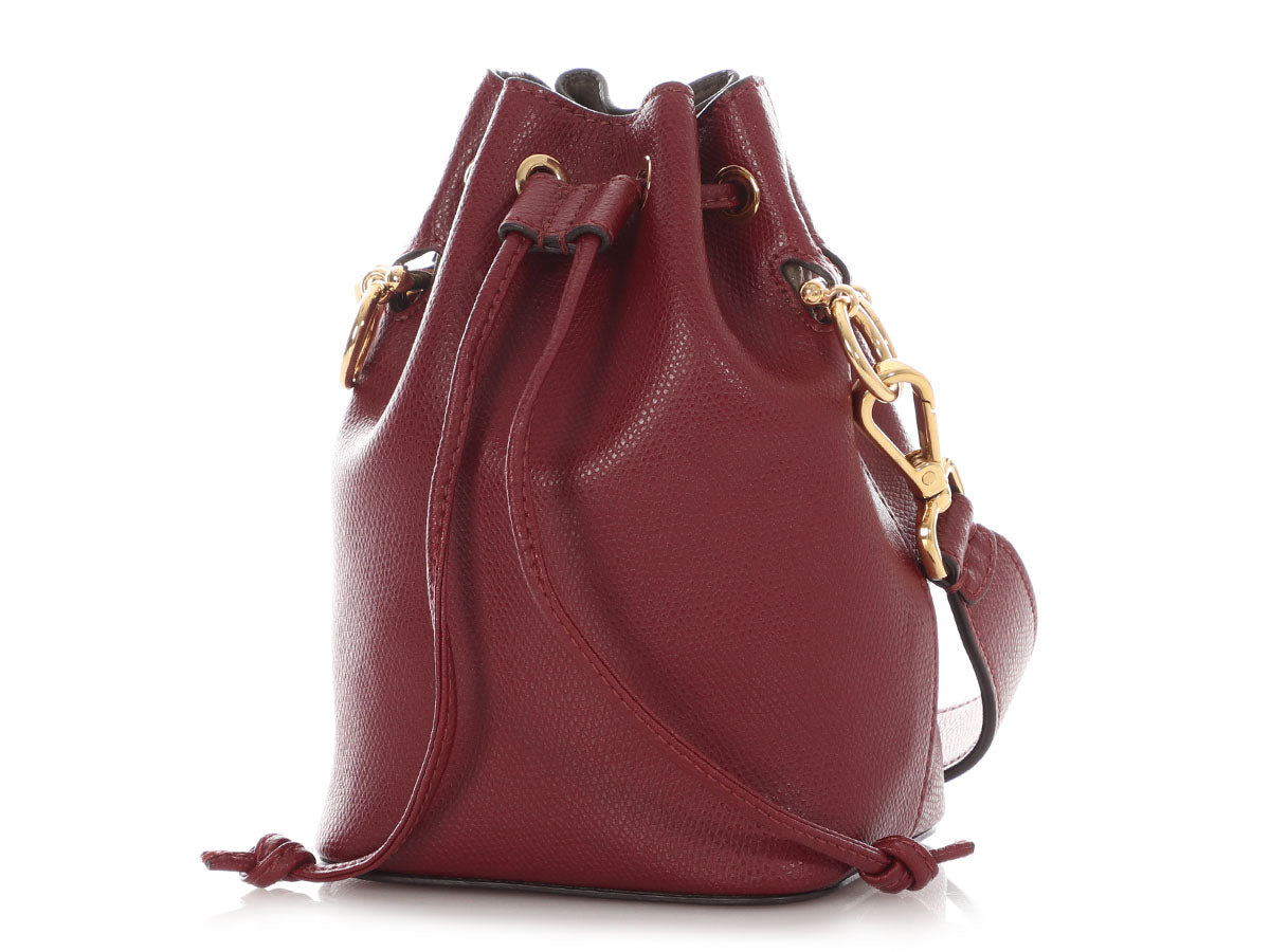 Fendi Mini Red Calfskin Mon TrÃ©sor