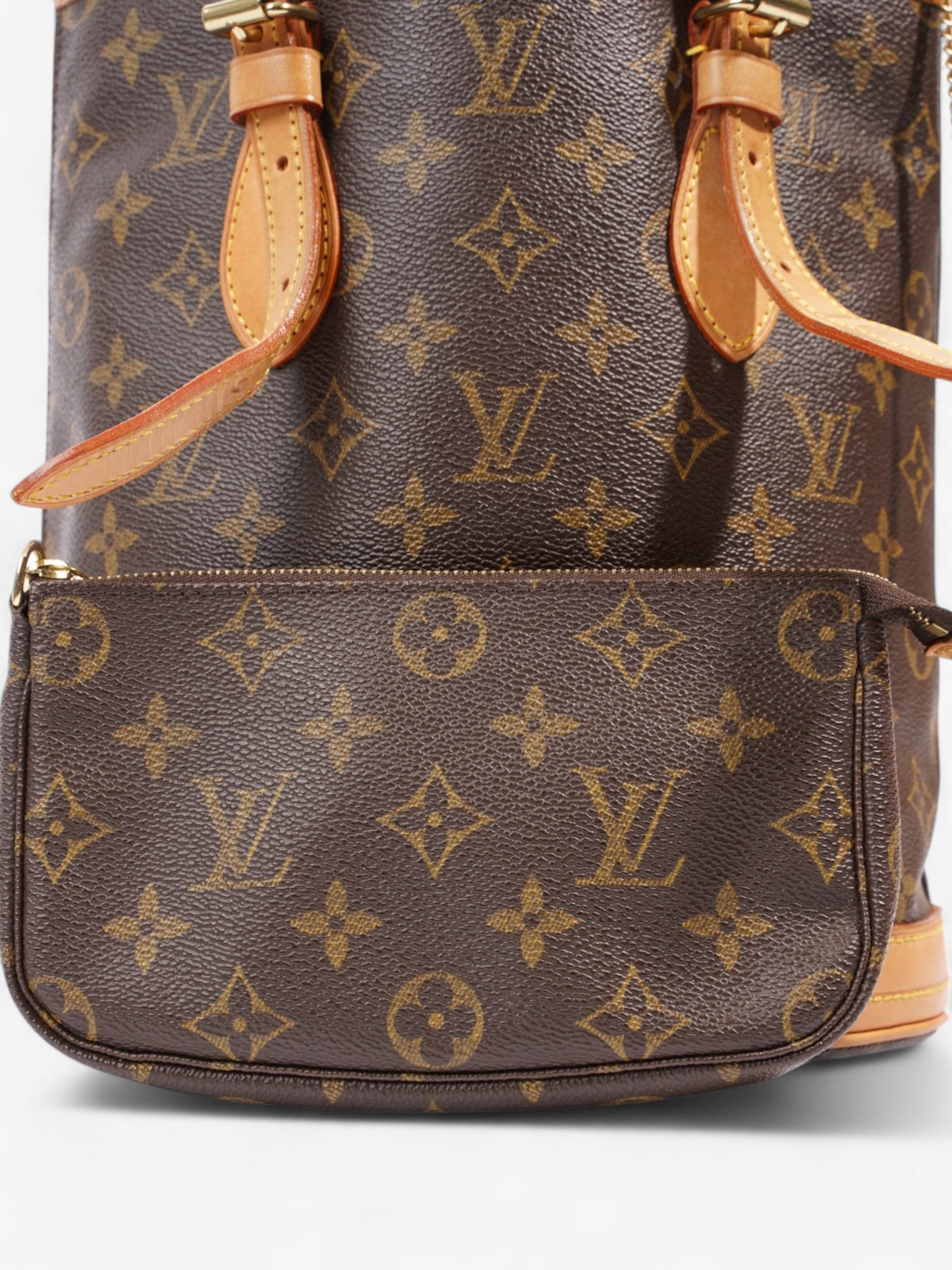 Louis Vuitton Bucket Bag Monogram Coated Canvas PM