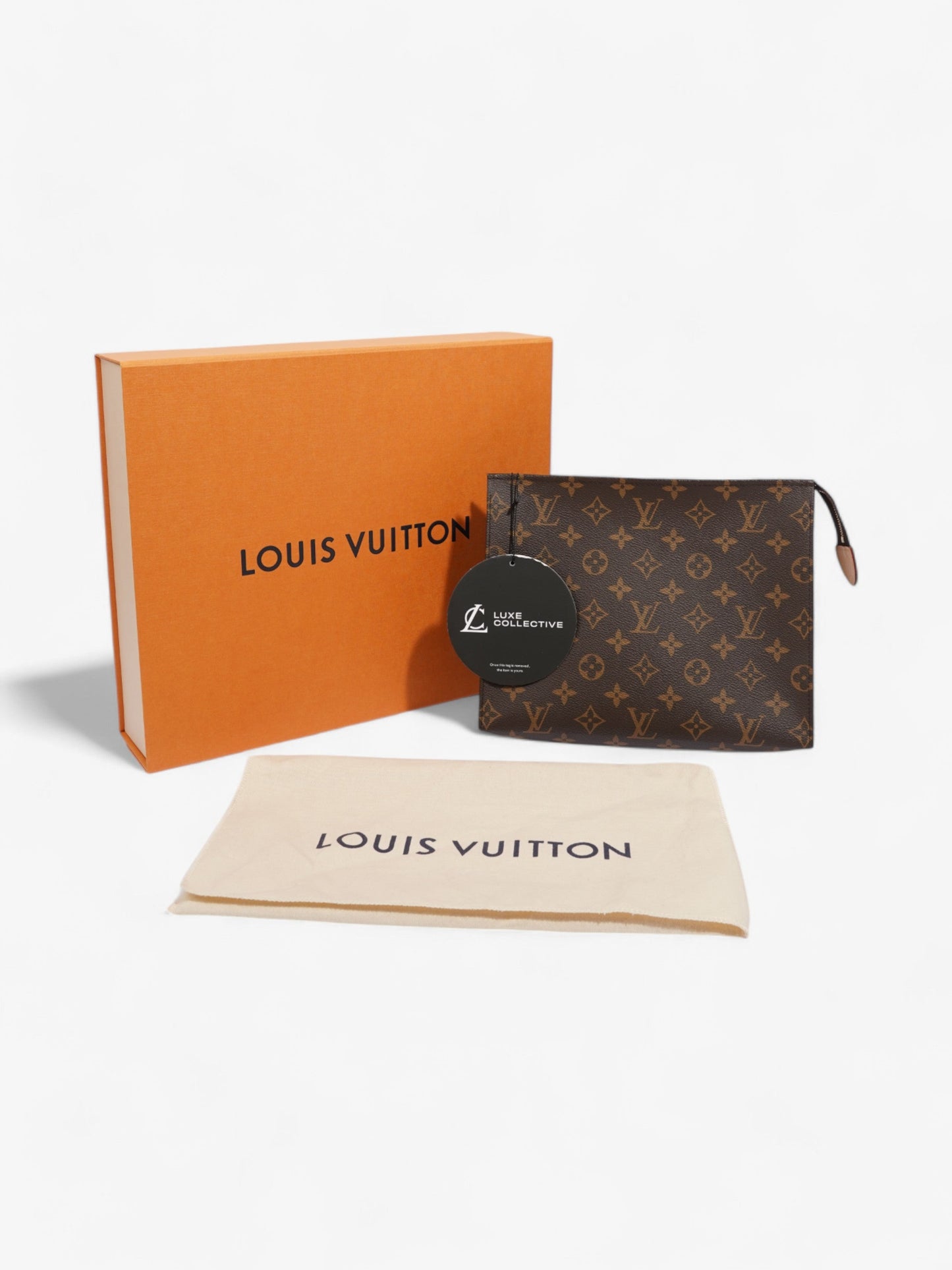 Louis Vuitton Toiletry Pouch Monogram Coated Canvas 26