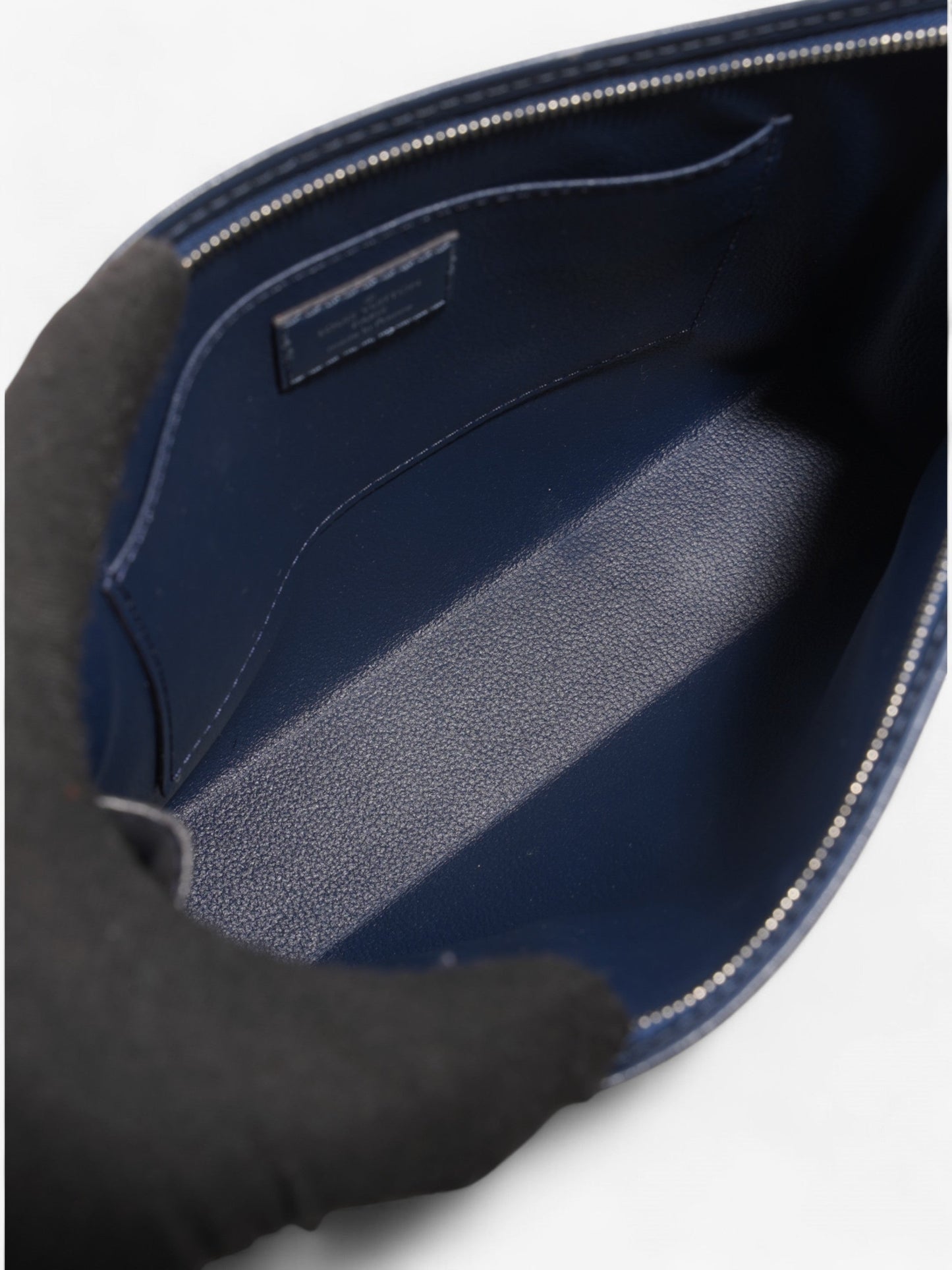 Louis Vuitton Toiletry Pouch Navy Blue Epi Leather 26
