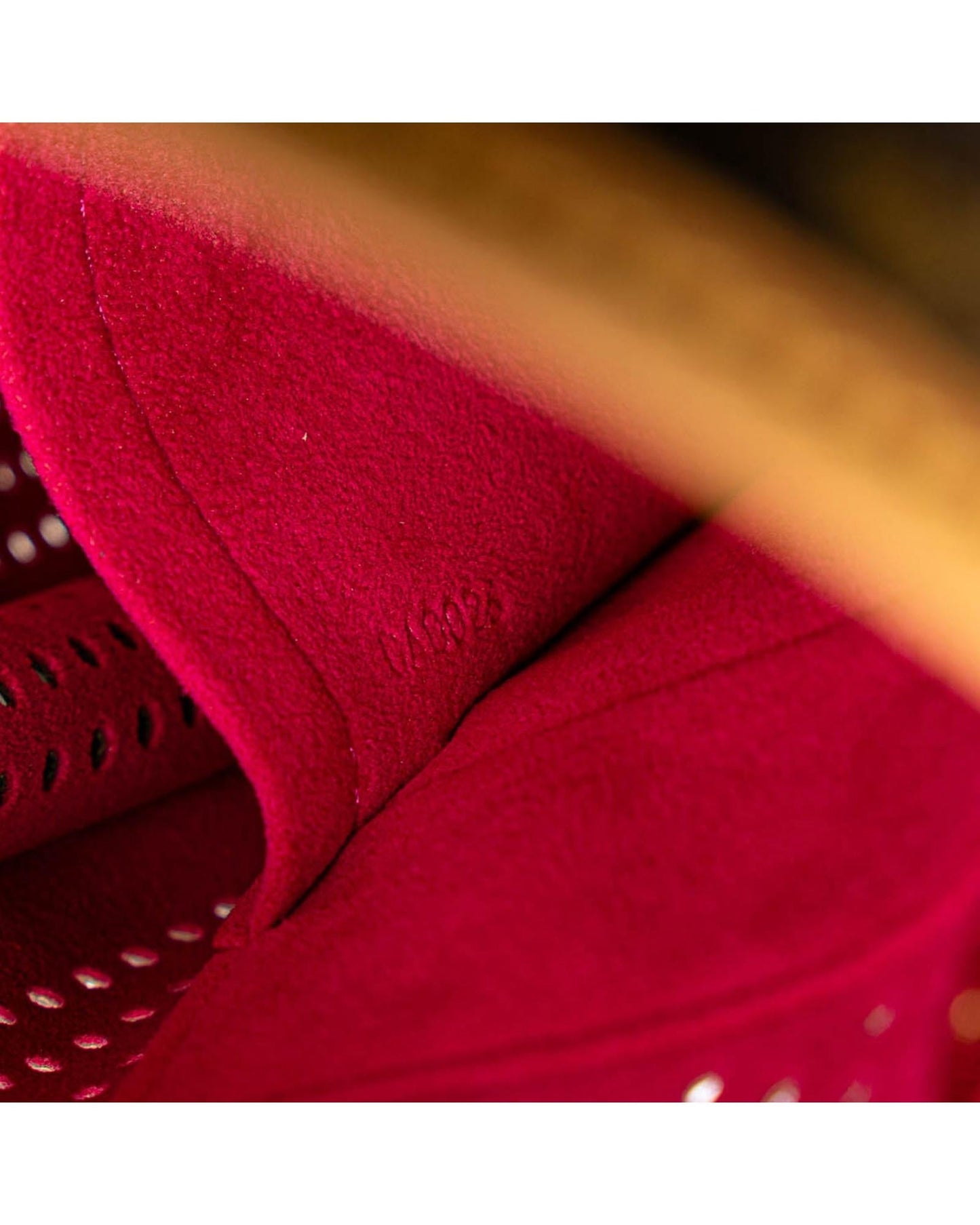 Monogram Perforated Canvas Musette with Vachetta Trim and Adjustable Strap