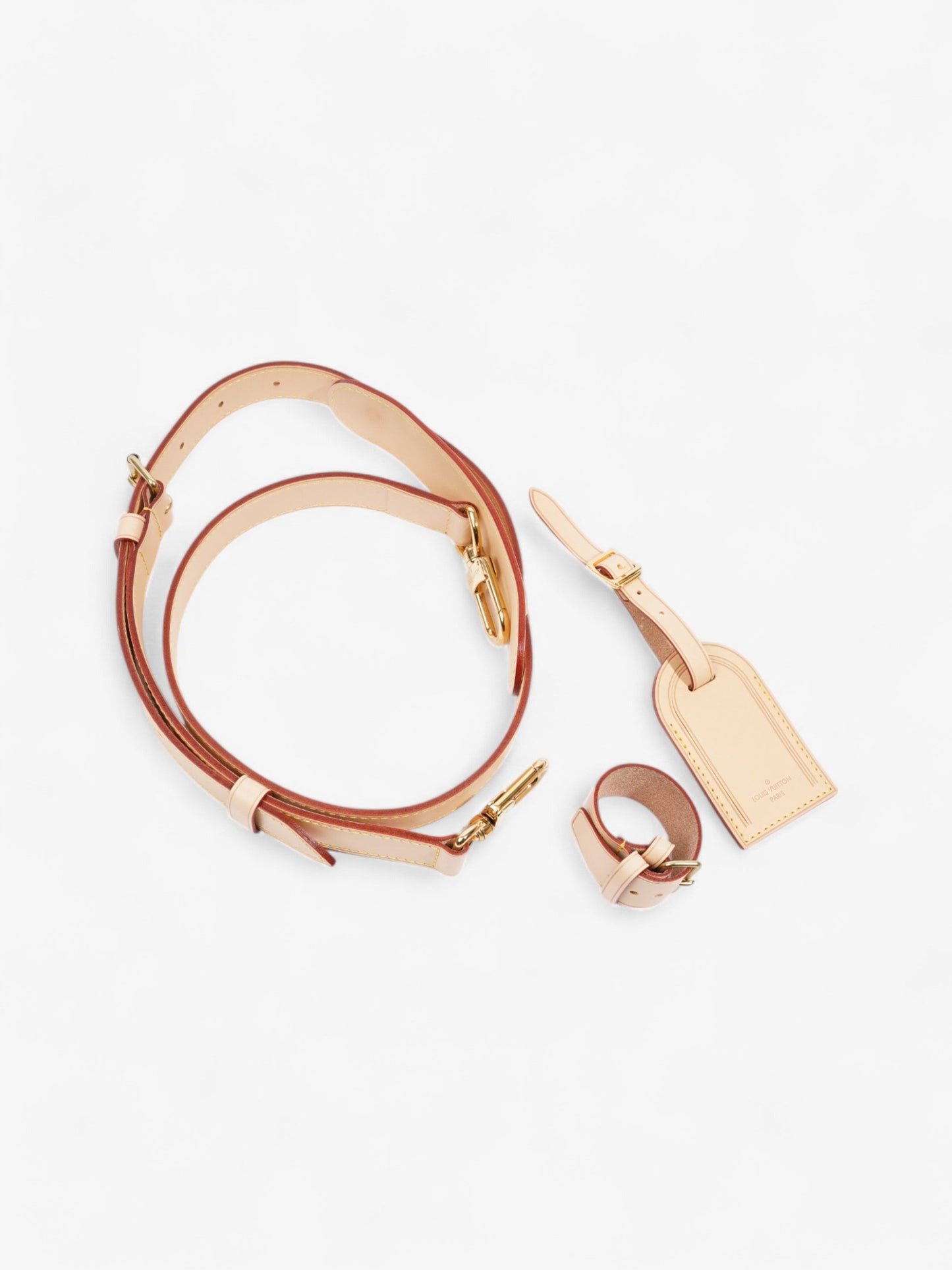 Louis Vuitton Keepall Bandouliere Strap Raw Leather Leather