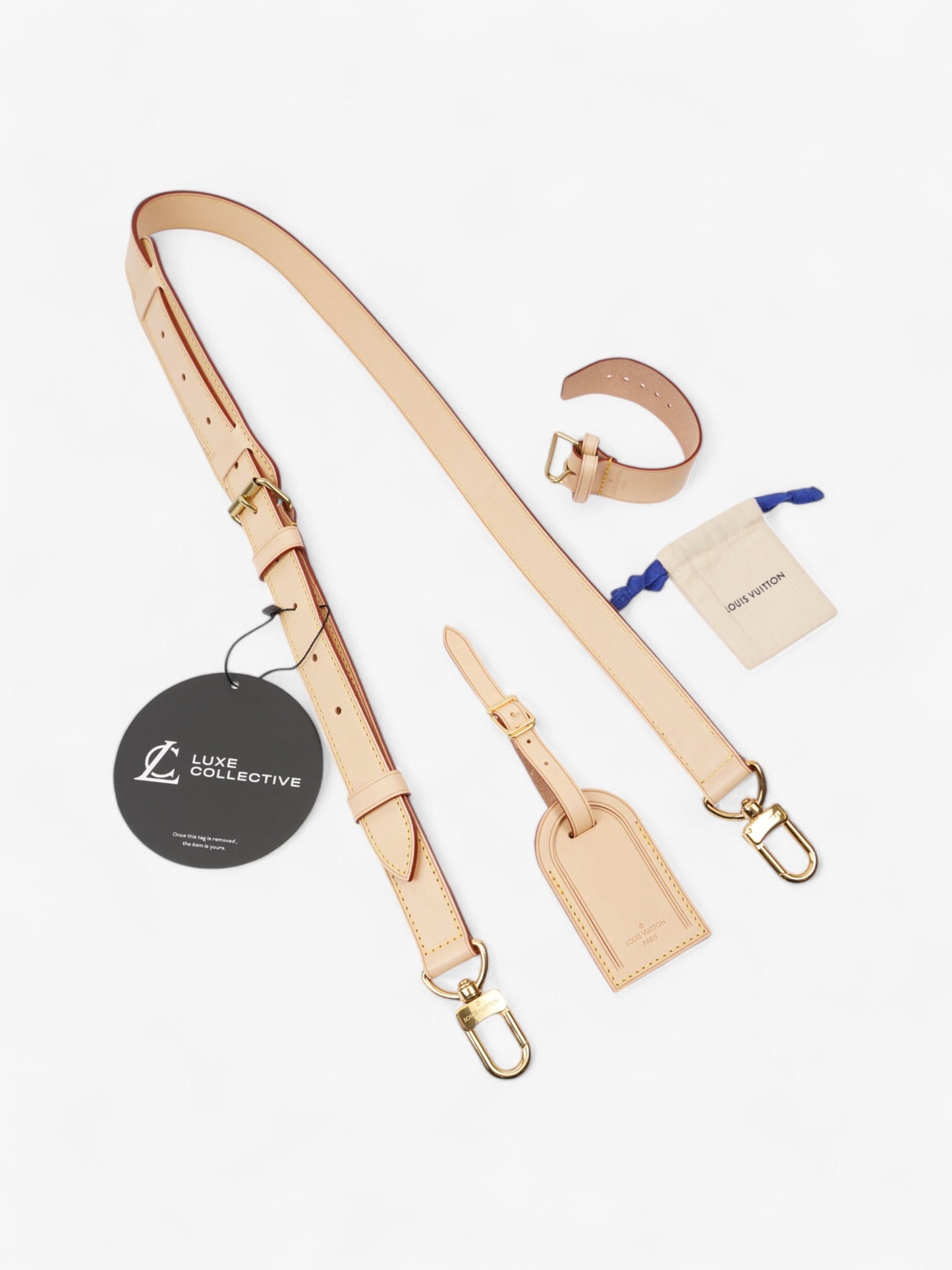 Louis Vuitton Keepall Bandouliere Strap Raw Leather Leather
