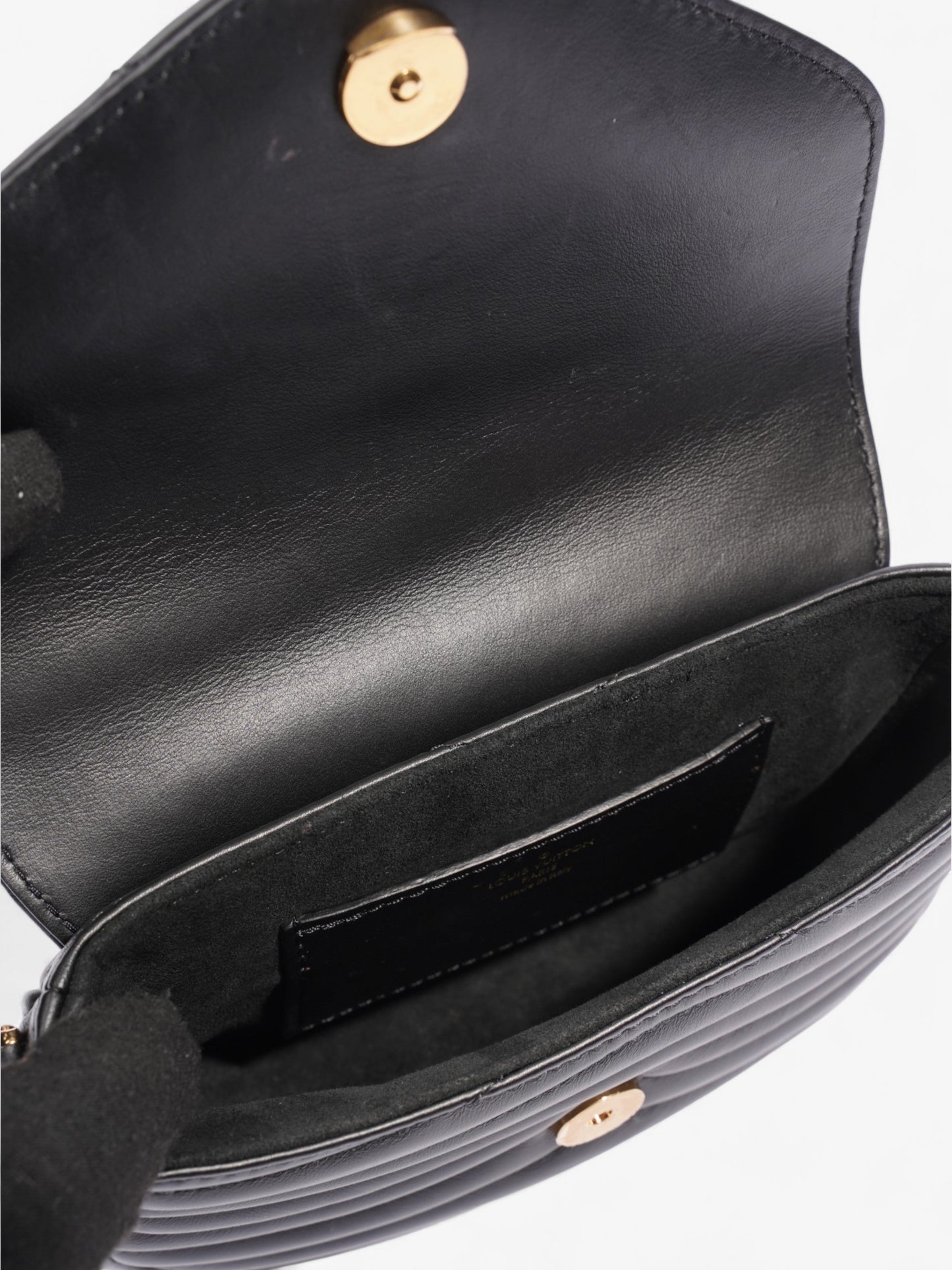 Louis Vuitton LV New Wave Multi Pochette Black Leather