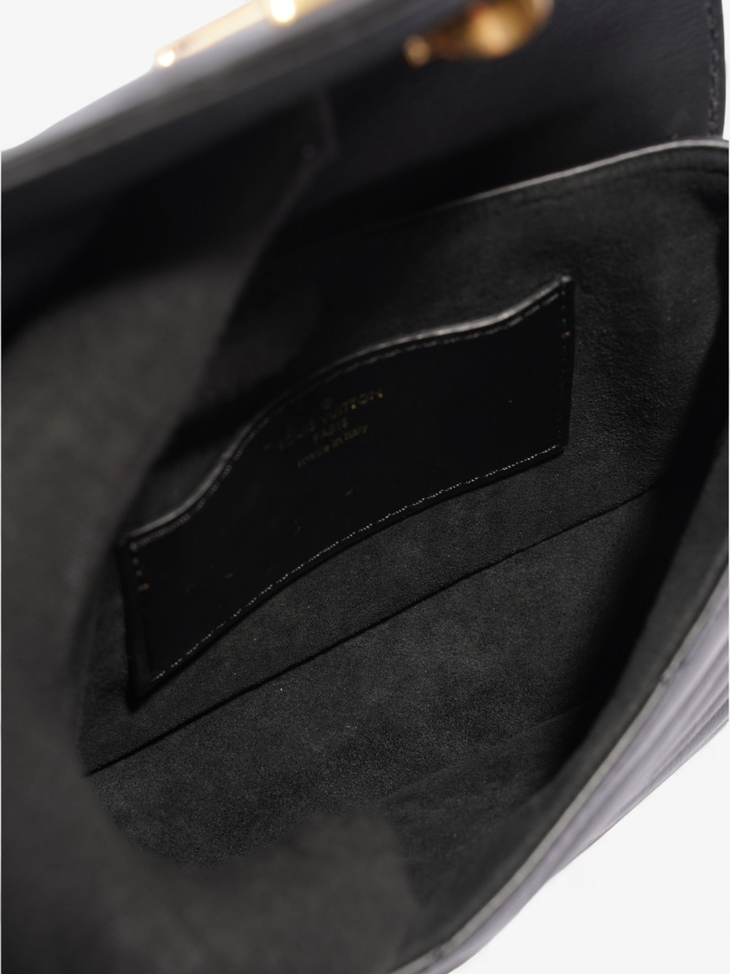 Louis Vuitton LV New Wave Multi Pochette Black Leather