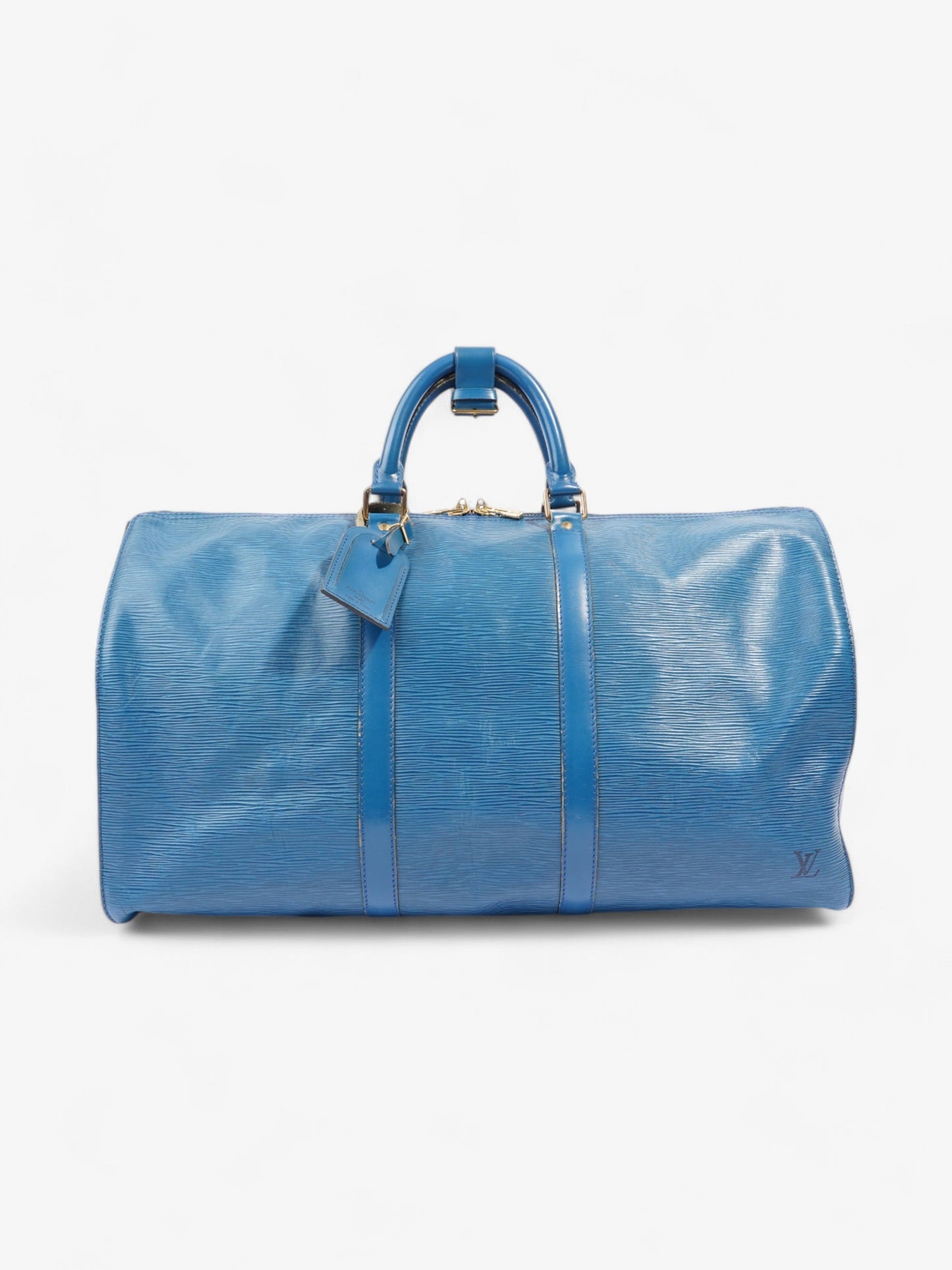 Louis Vuitton Keepall Blue Epi Leather 50