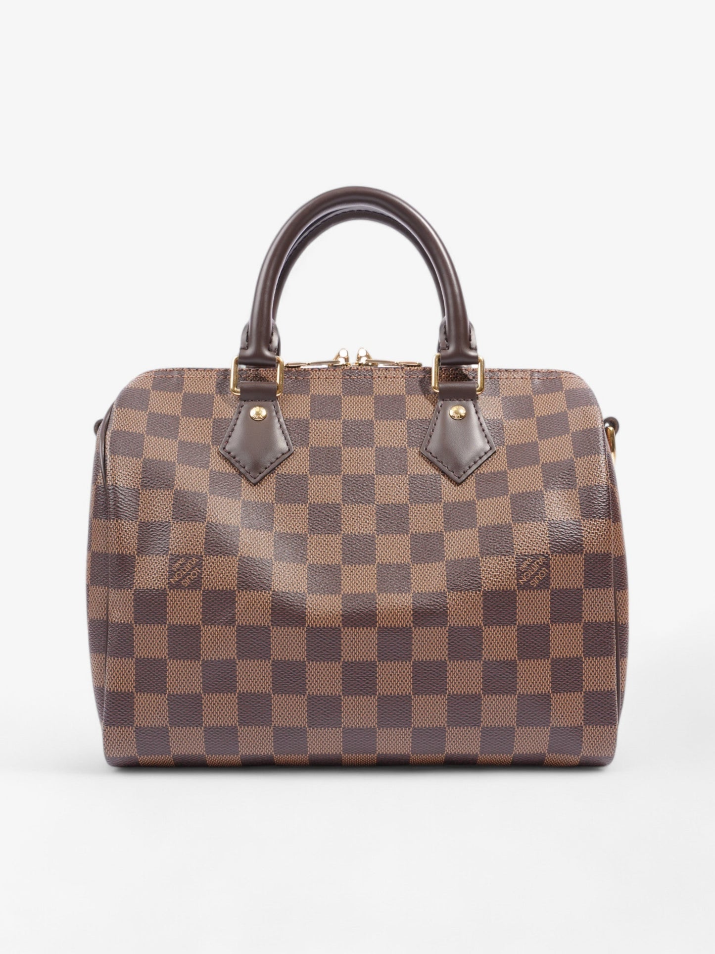 Louis Vuitton Speedy Bandouli猫re Damier Ebene Coated Canvas 25