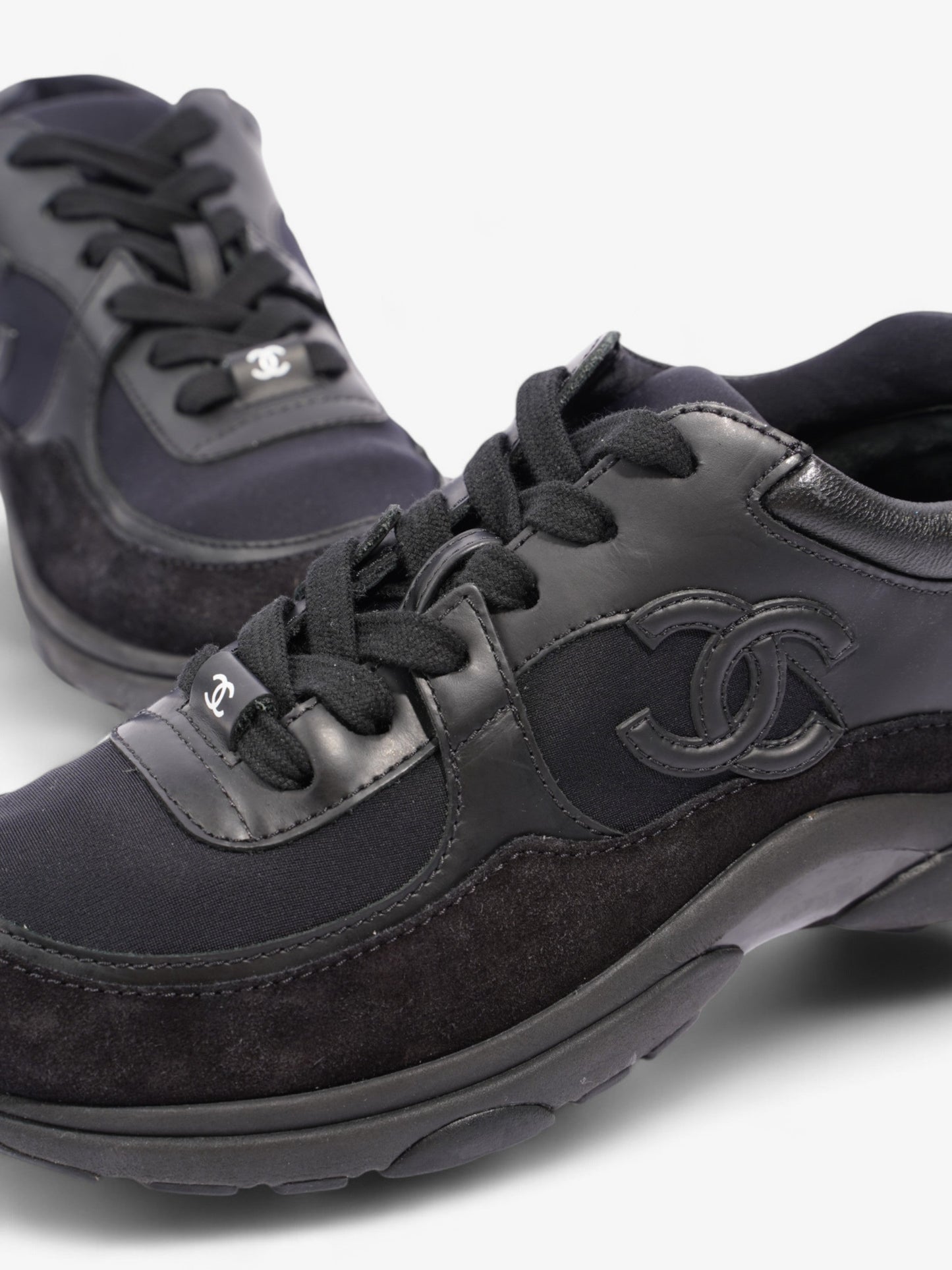 Chanel CC Runner Black Suede EU 36 UK 3