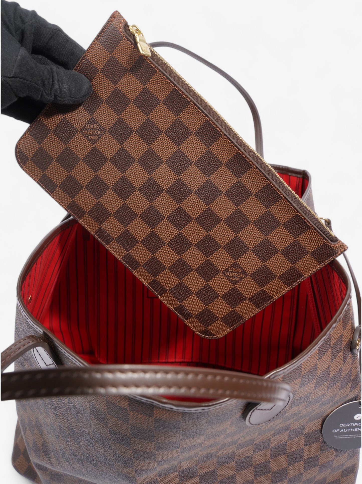 Louis Vuitton Neverfull Damier Ebene Coated Canvas GM