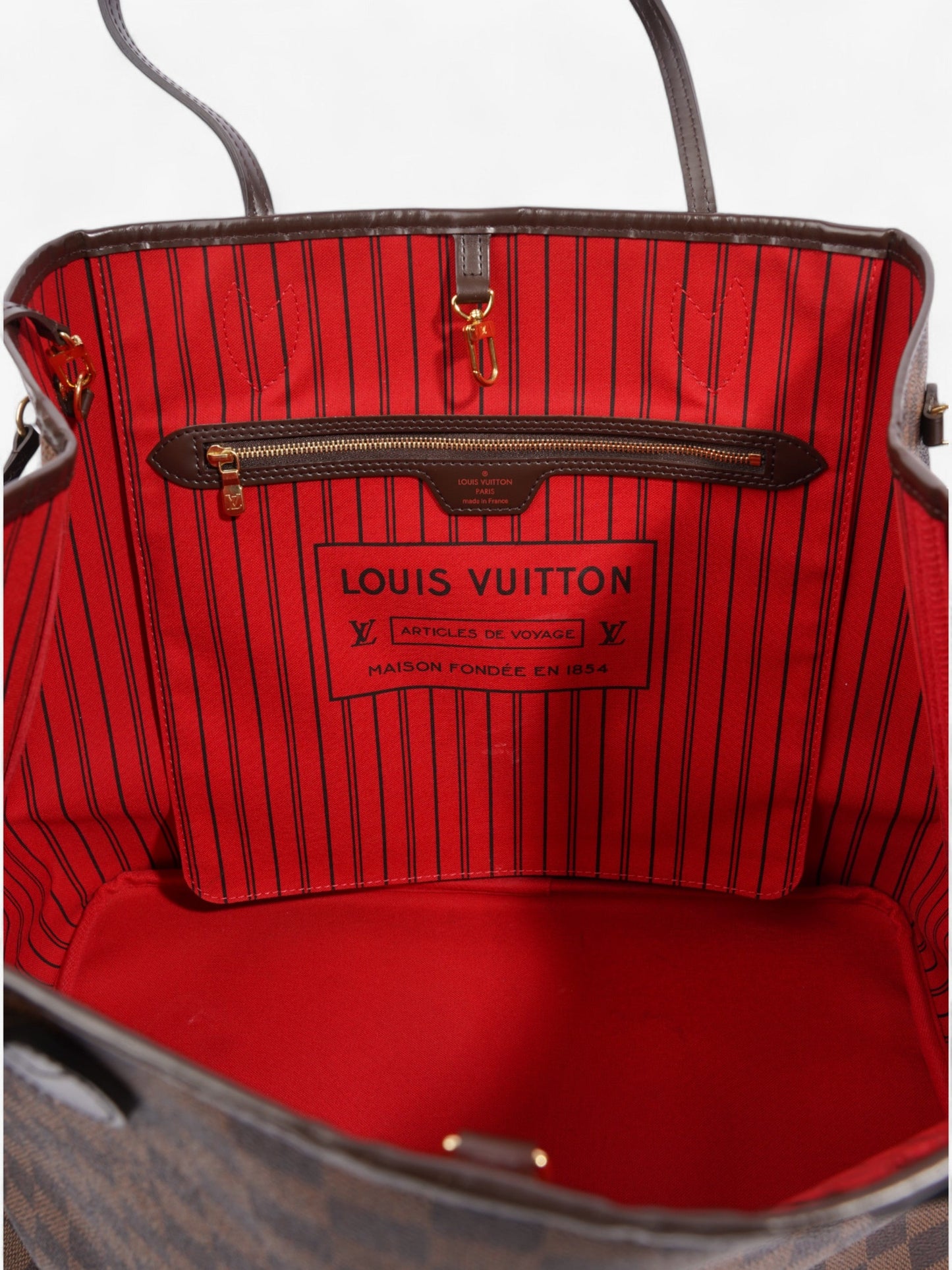 Louis Vuitton Neverfull Damier Ebene Coated Canvas GM