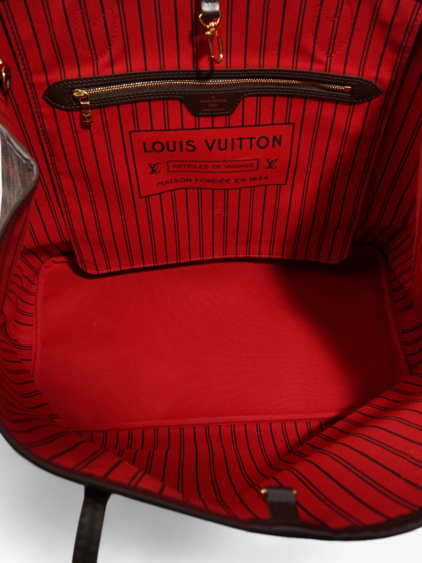 Louis Vuitton Neverfull Damier Ebene Coated Canvas GM