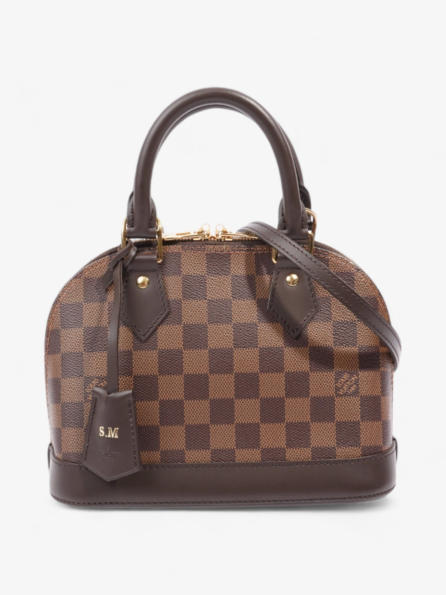Louis Vuitton Alma Damier Ebene Coated Canvas BB