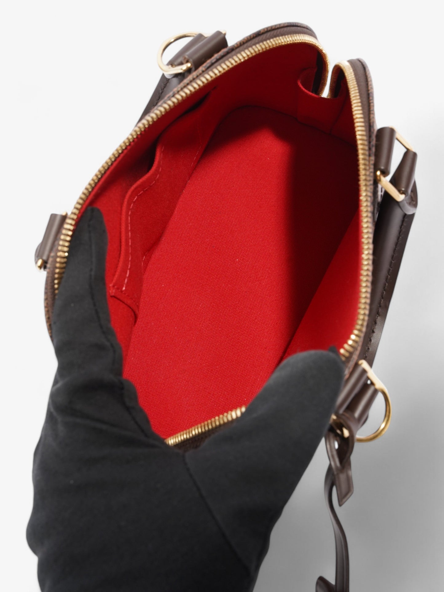 Louis Vuitton Alma Damier Ebene Coated Canvas BB