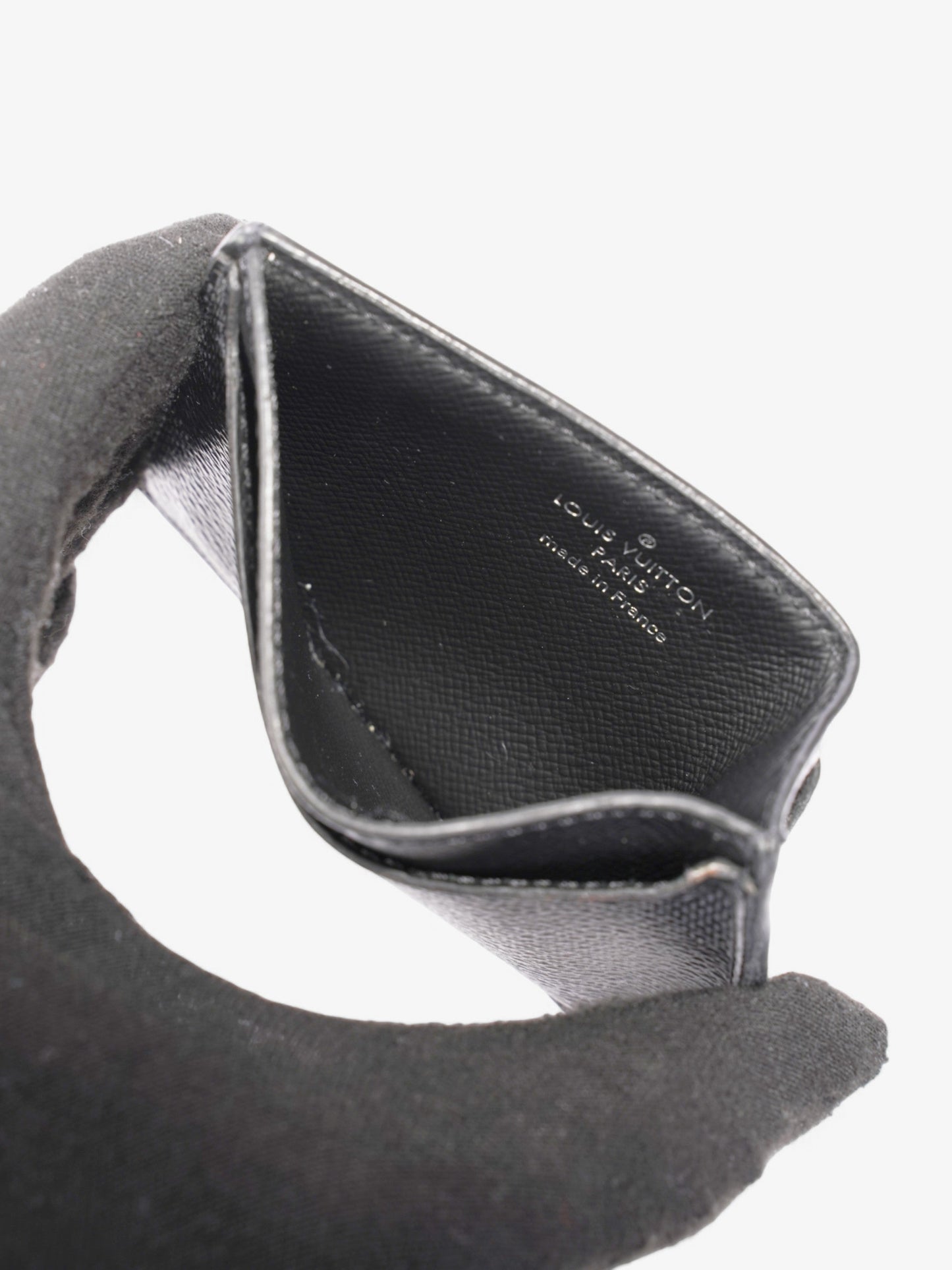 Louis Vuitton LV Card Holder Damier Graphite Coated Canvas
