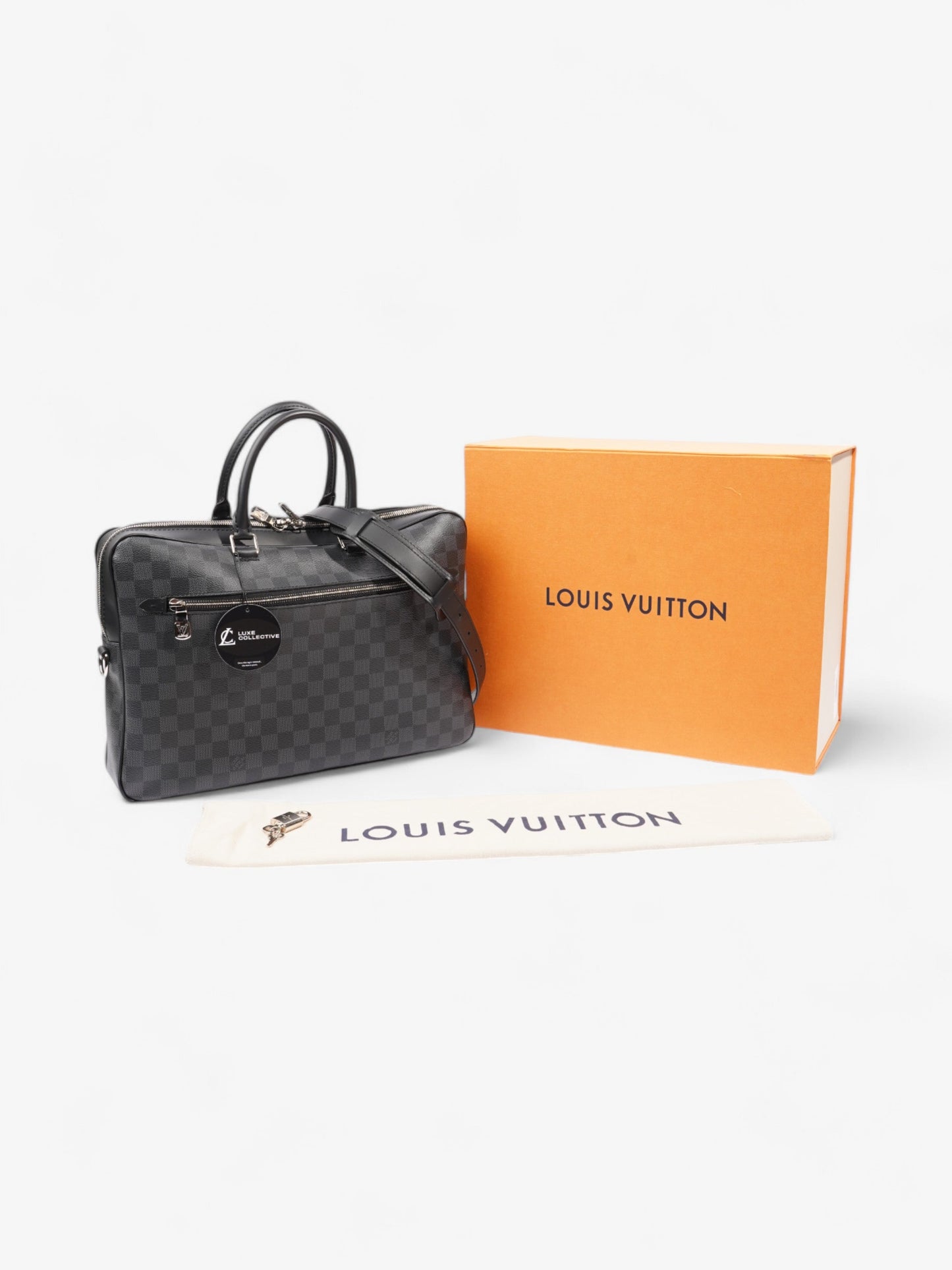 Louis Vuitton Porte-Documents Jour Damier Graphite Coated Canvas