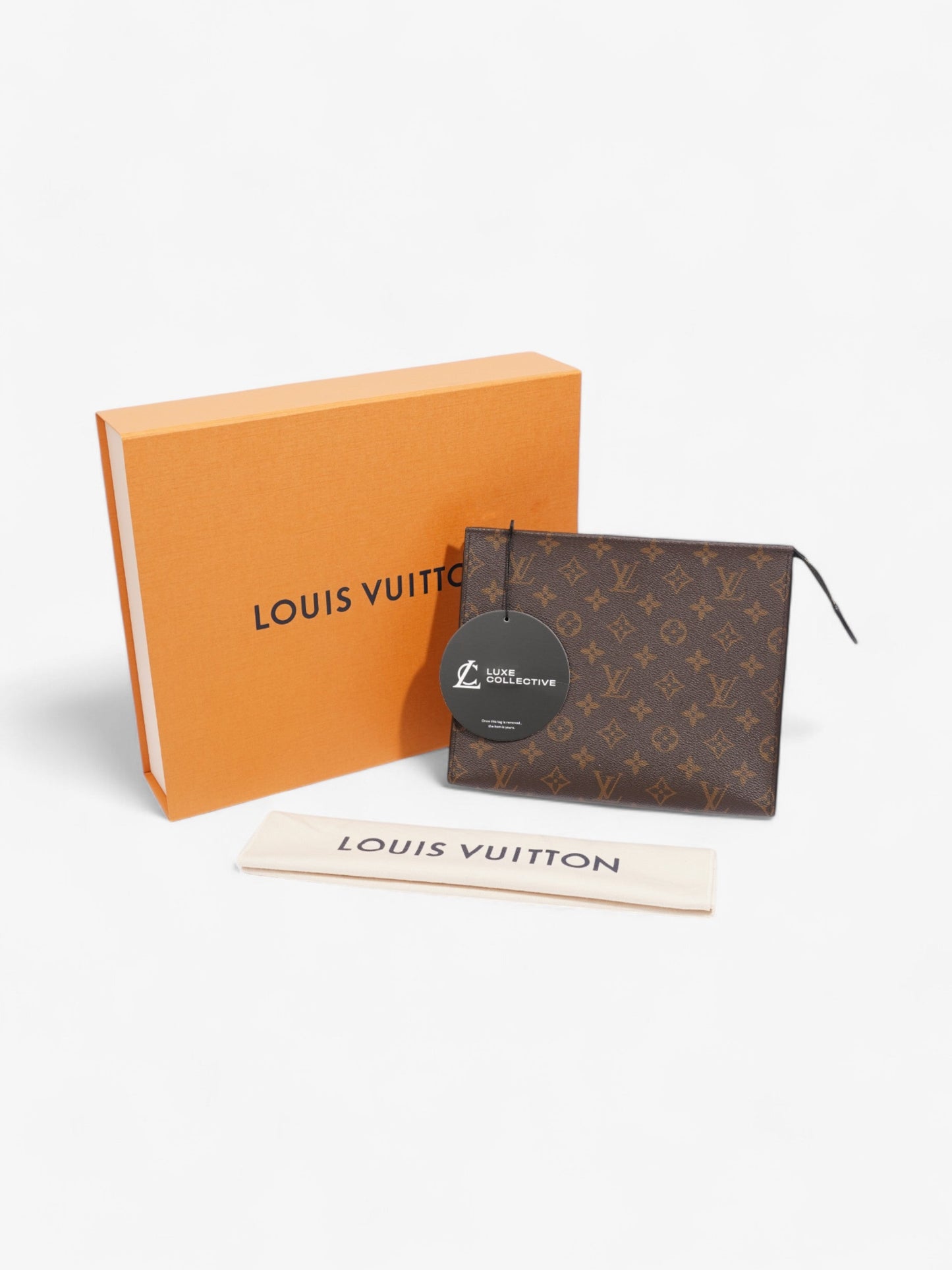 Louis Vuitton Poche Toilette Monogram / Black Canvas NM