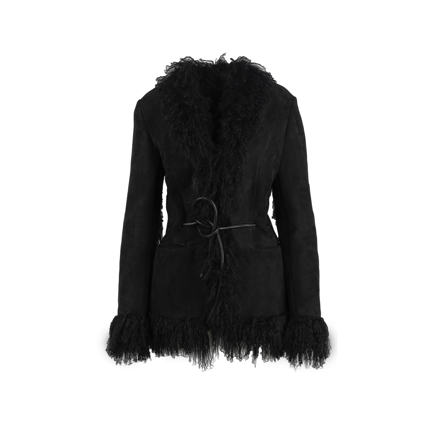 Mongolian Lamb Shearling Coat - '90s