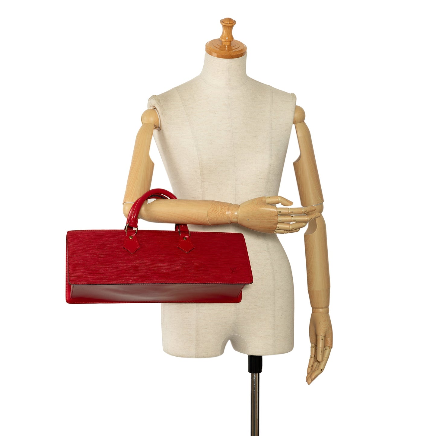Red Louis Vuitton Epi Sac Triangle