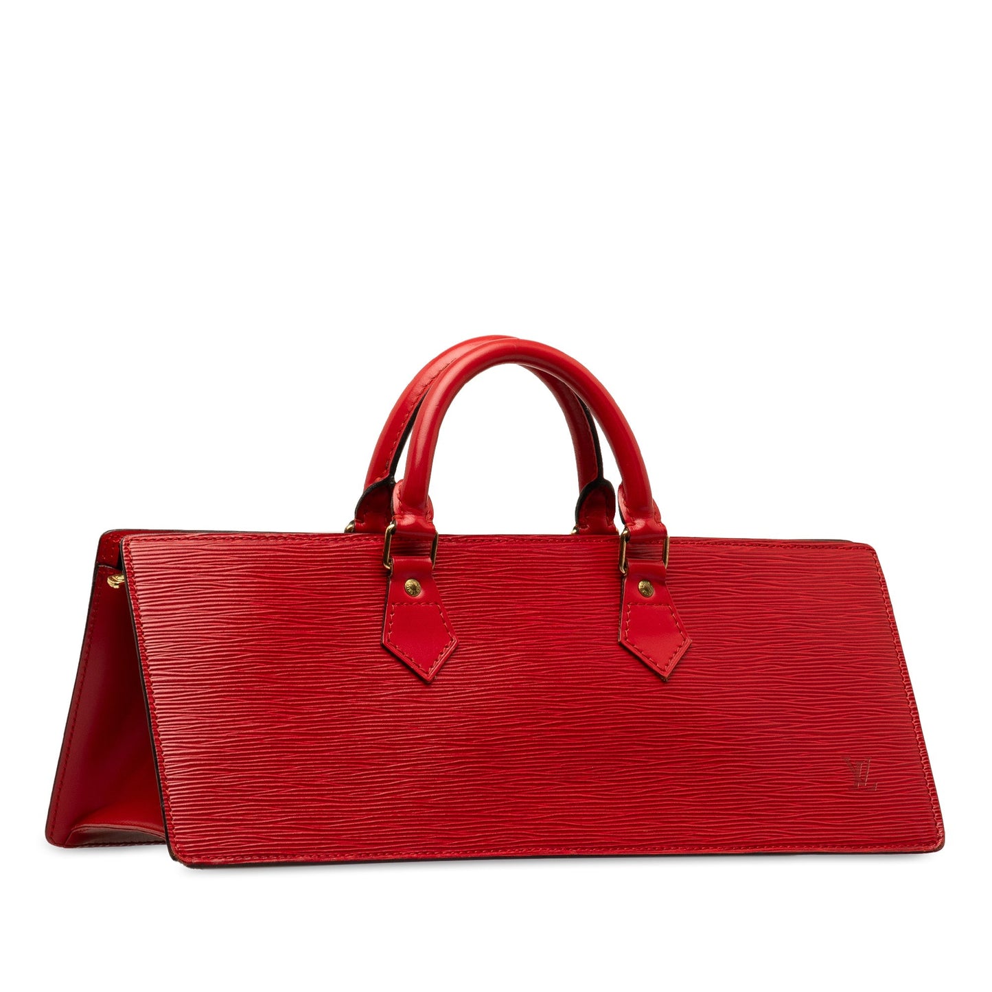 Red Louis Vuitton Epi Sac Triangle