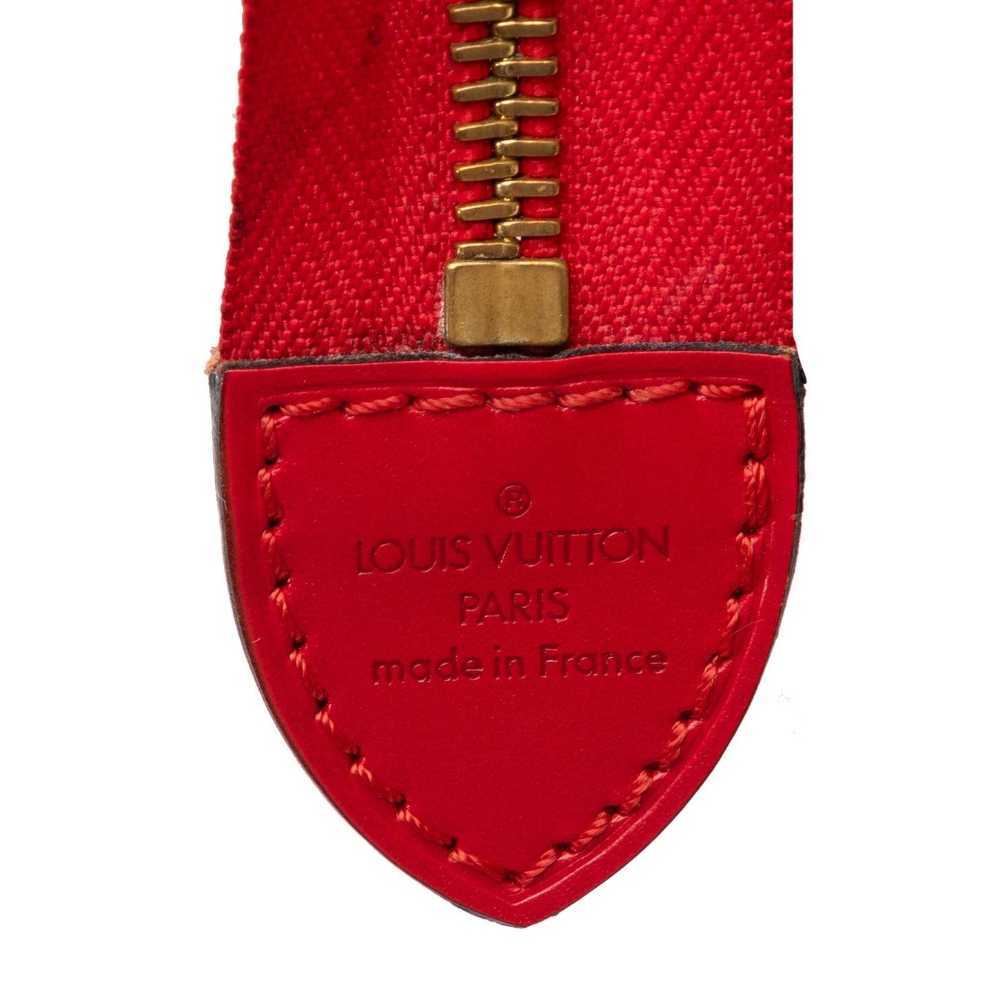 Red Louis Vuitton Epi Sac Triangle