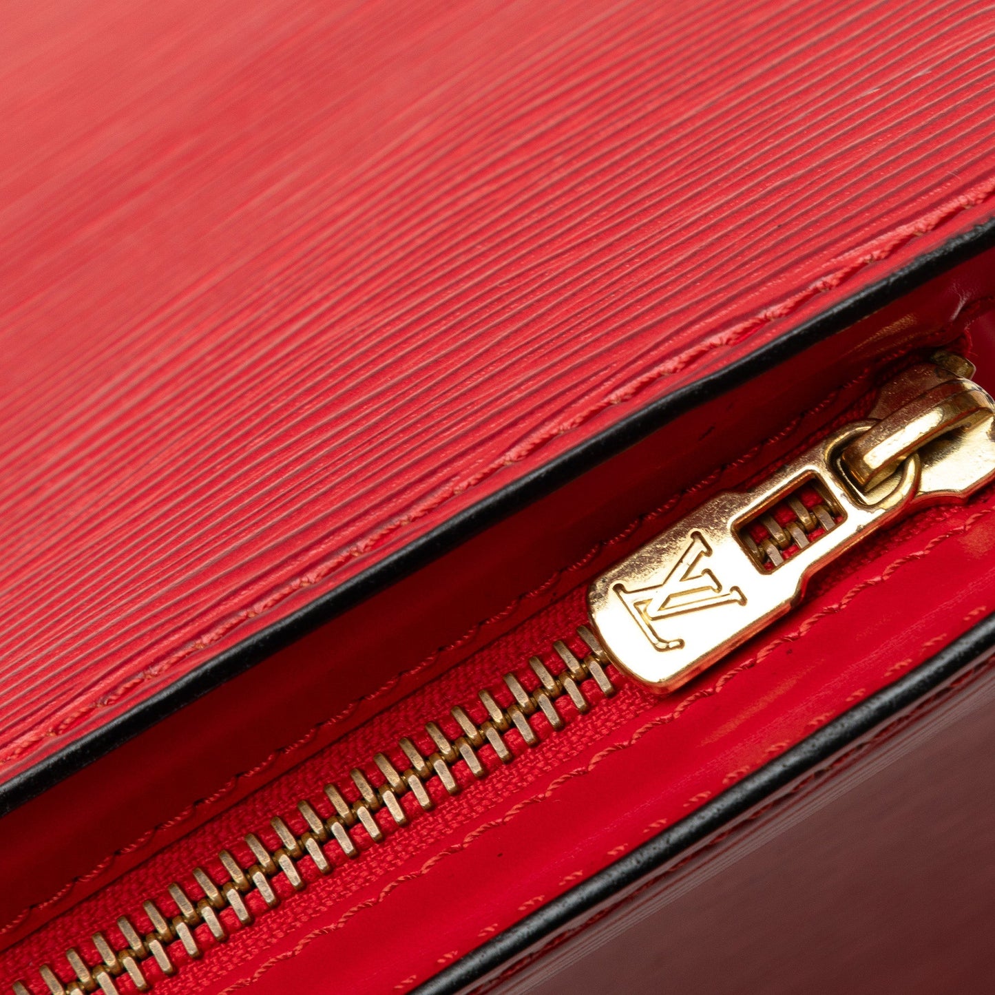 Red Louis Vuitton Epi Sac Triangle