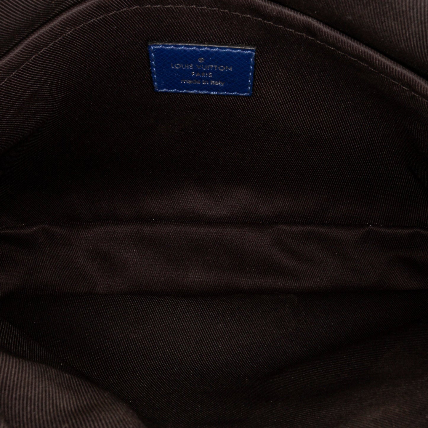 Blue Louis Vuitton Taiga Outdoor Messenger PM Crossbody Bag