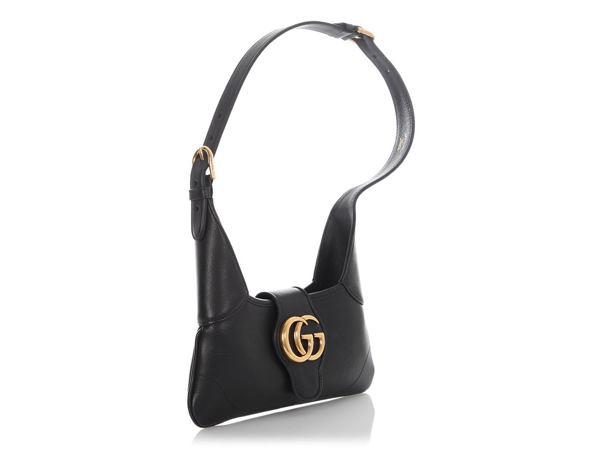 Gucci Small Black Goatskin Aphrodite