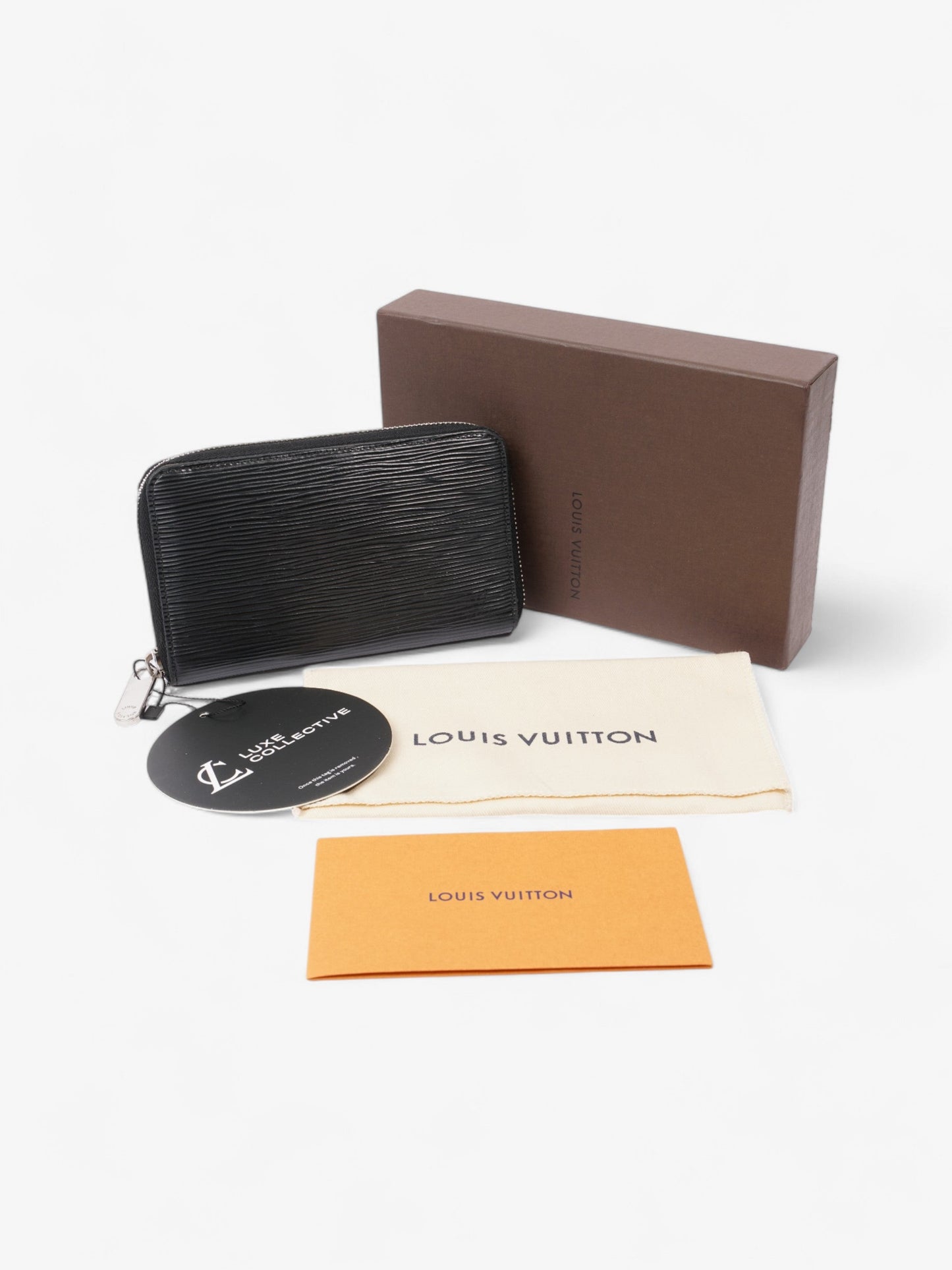 Louis Vuitton Zippy Wallet Black Epi Leather