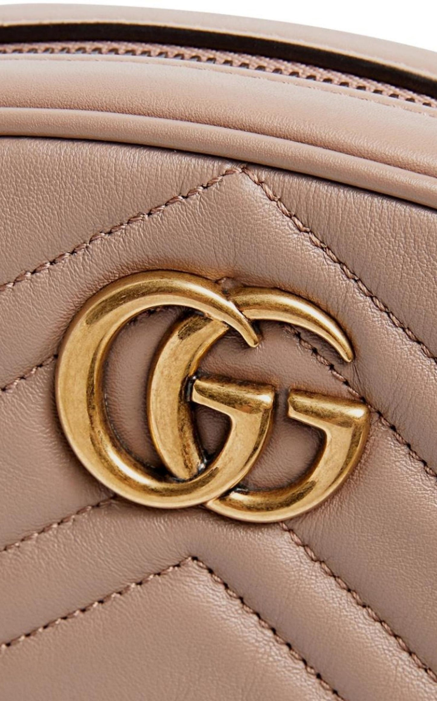 GG Marmont Matelasse Belt Bag in Beige 85