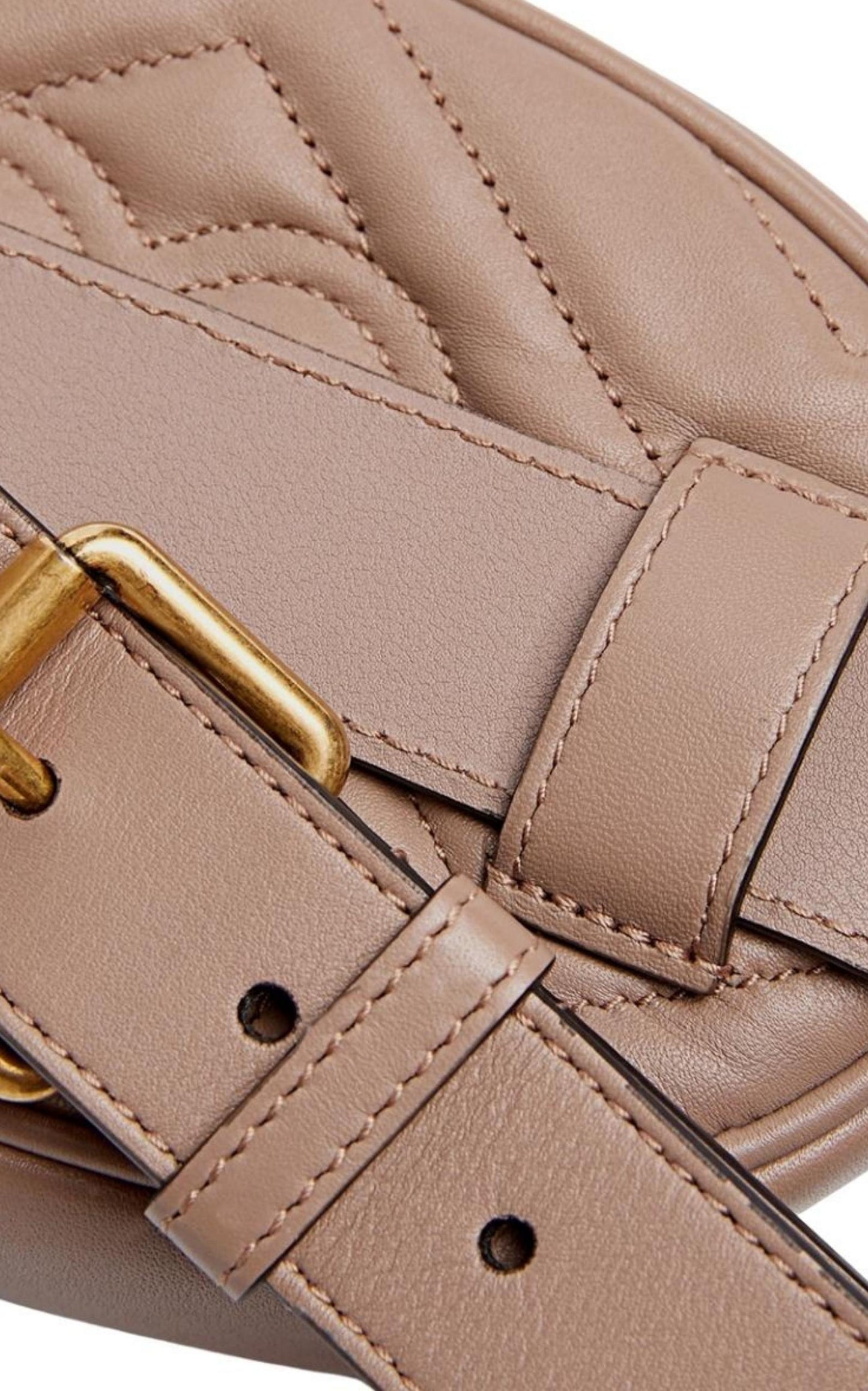 GG Marmont Matelasse Belt Bag in Beige 85