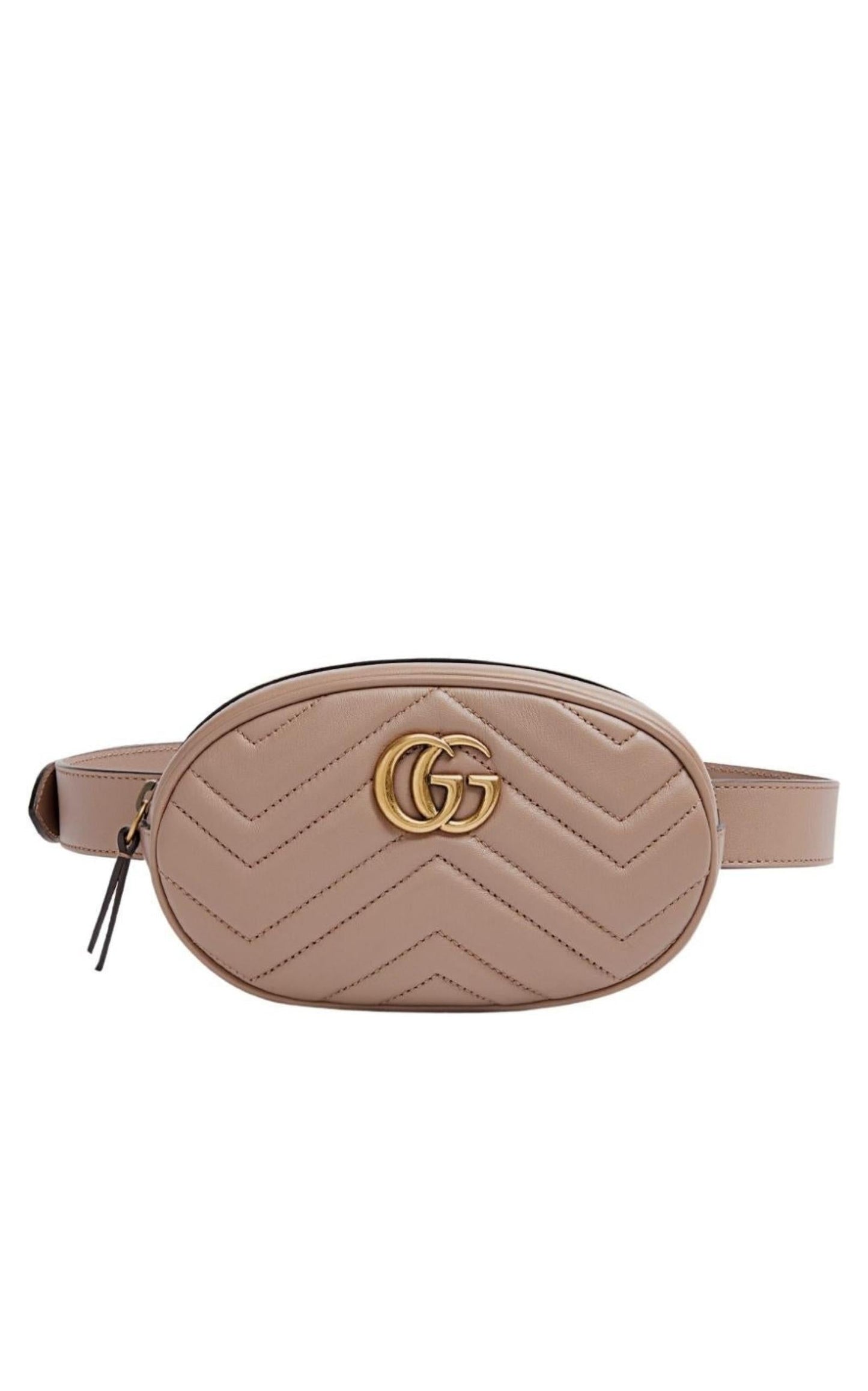 GG Marmont Matelasse Belt Bag in Beige 85