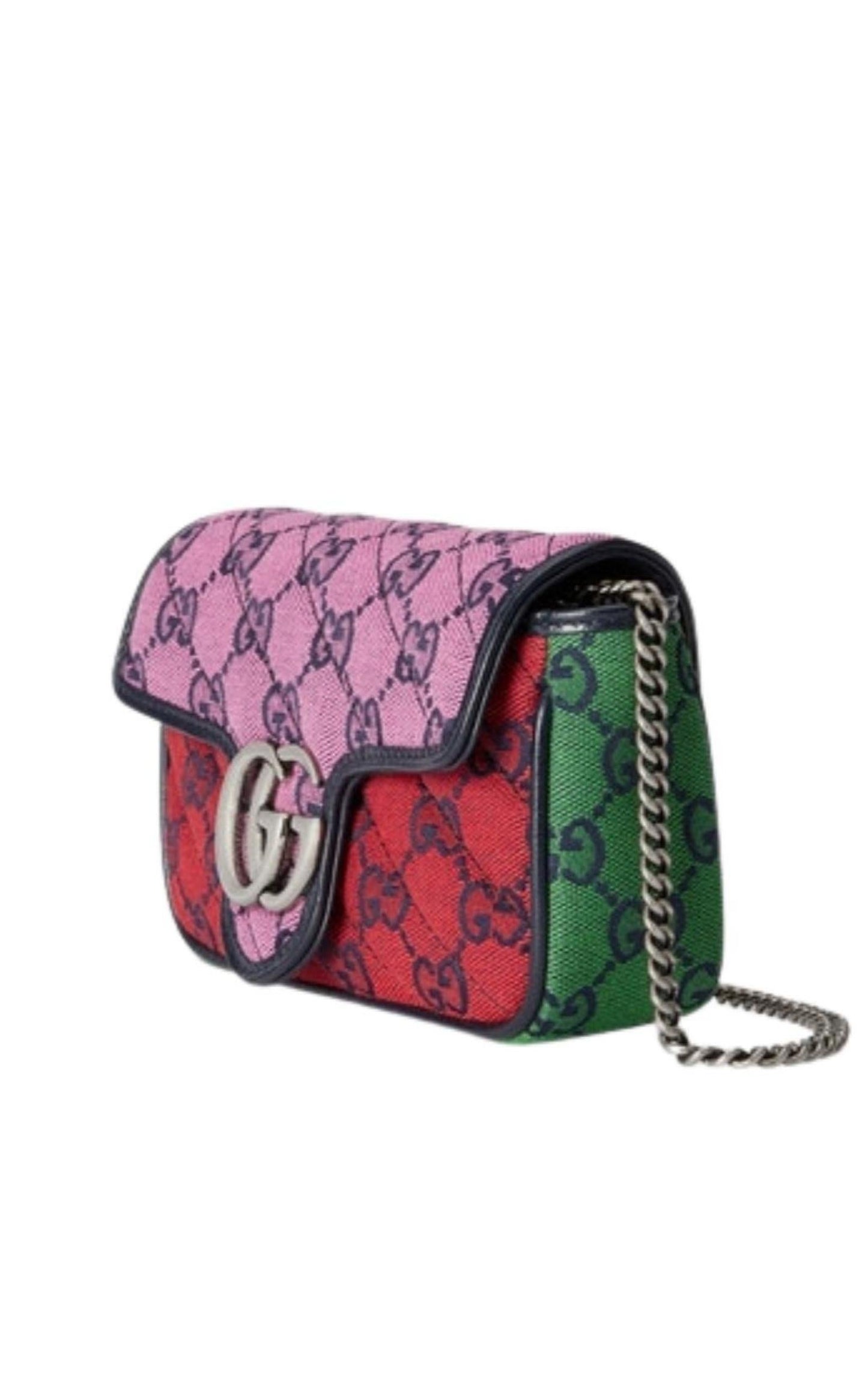 GG Marmont Multicolour Super Mini Bag