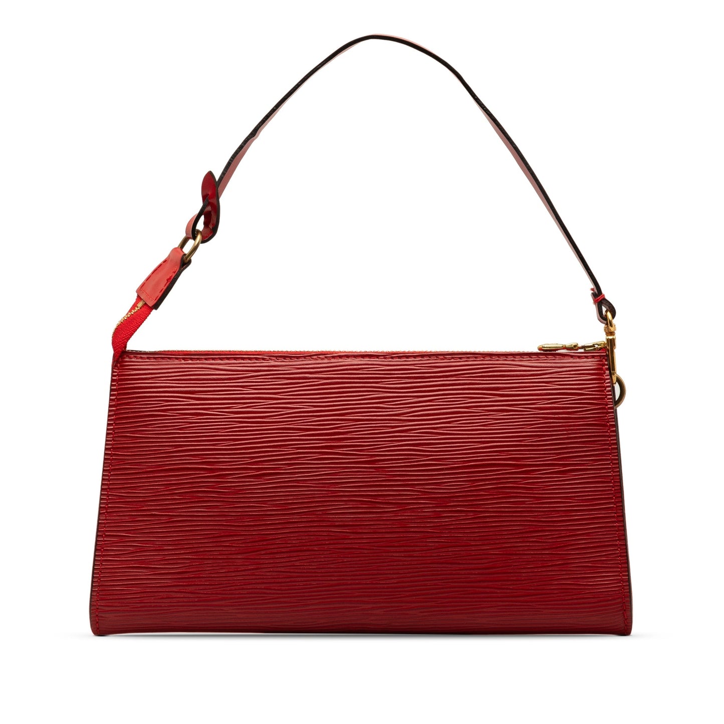 Red Louis Vuitton Epi Pochette Accessoires Shoulder Bag