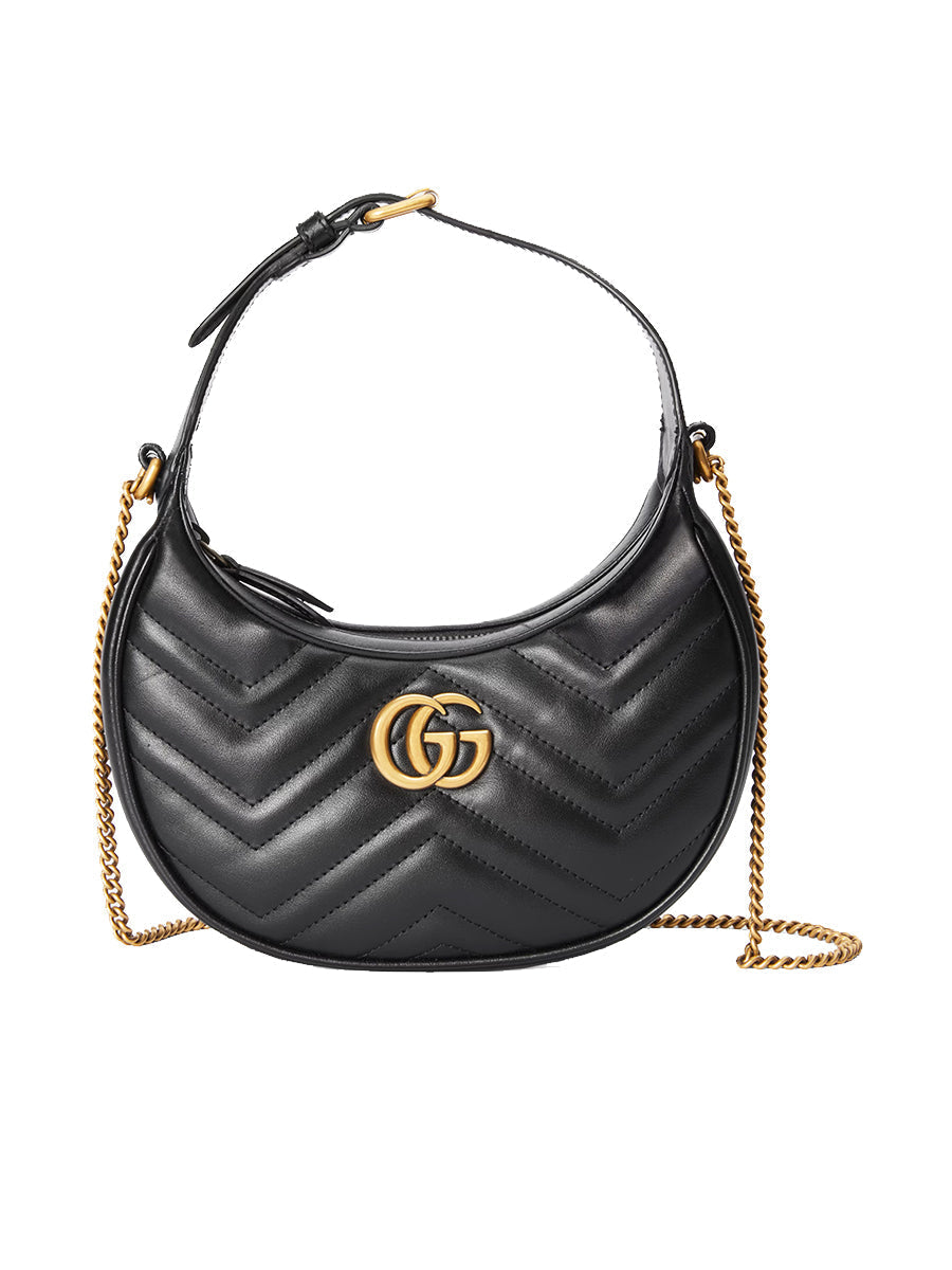 GG Marmont Half-Moon-Shaped Mini Bag