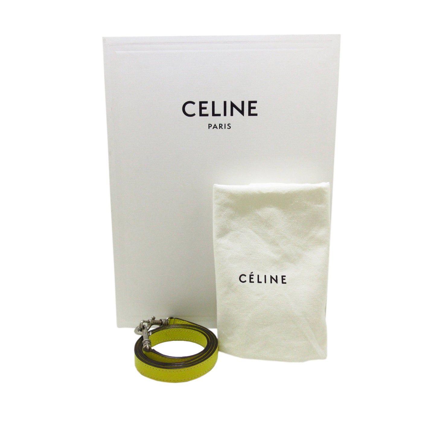 Yellow Celine Nano Luggage Tote Leather Satchel